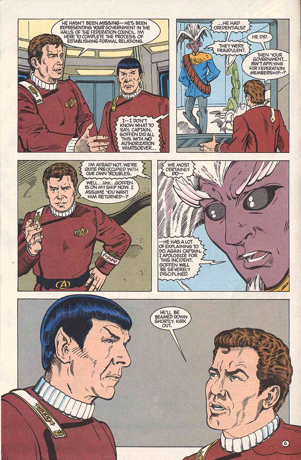 Read online Star Trek (1989) comic -  Issue #20 - 7