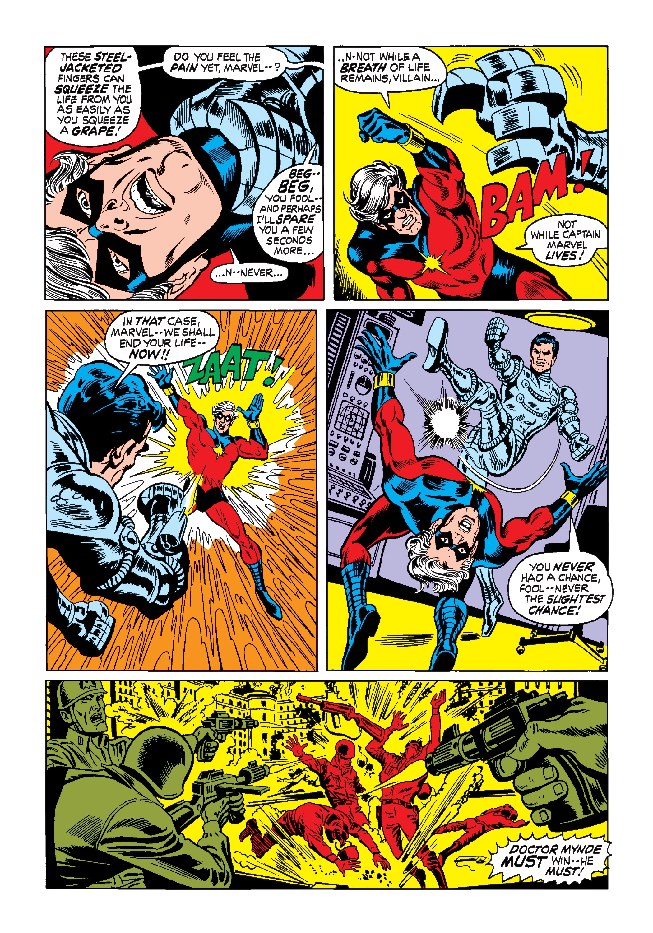 Read online Marvel Masterworks: Captain Marvel comic -  Issue # TPB 3 (Part 1) - 65