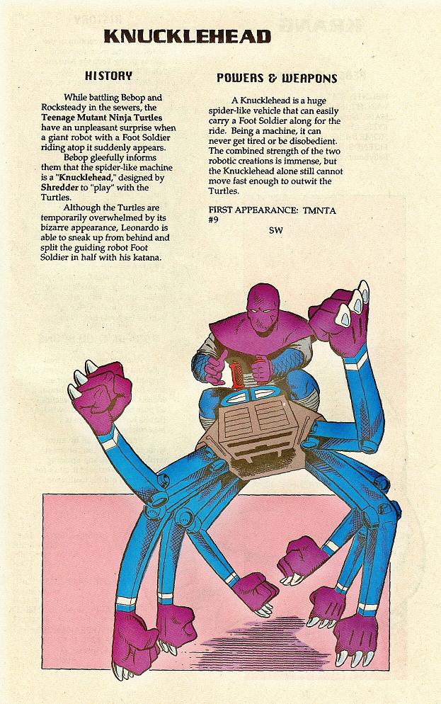 Read online Teenage Mutant Ninja Turtles Mutant Universe Sourcebook comic -  Issue #1 - 37