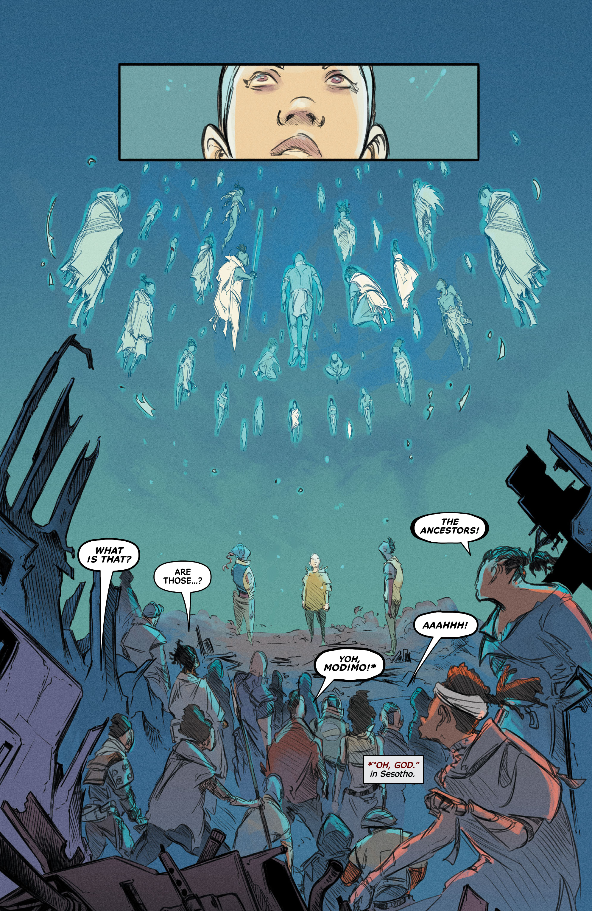 Read online Land of the Living Gods comic -  Issue #5 - 20