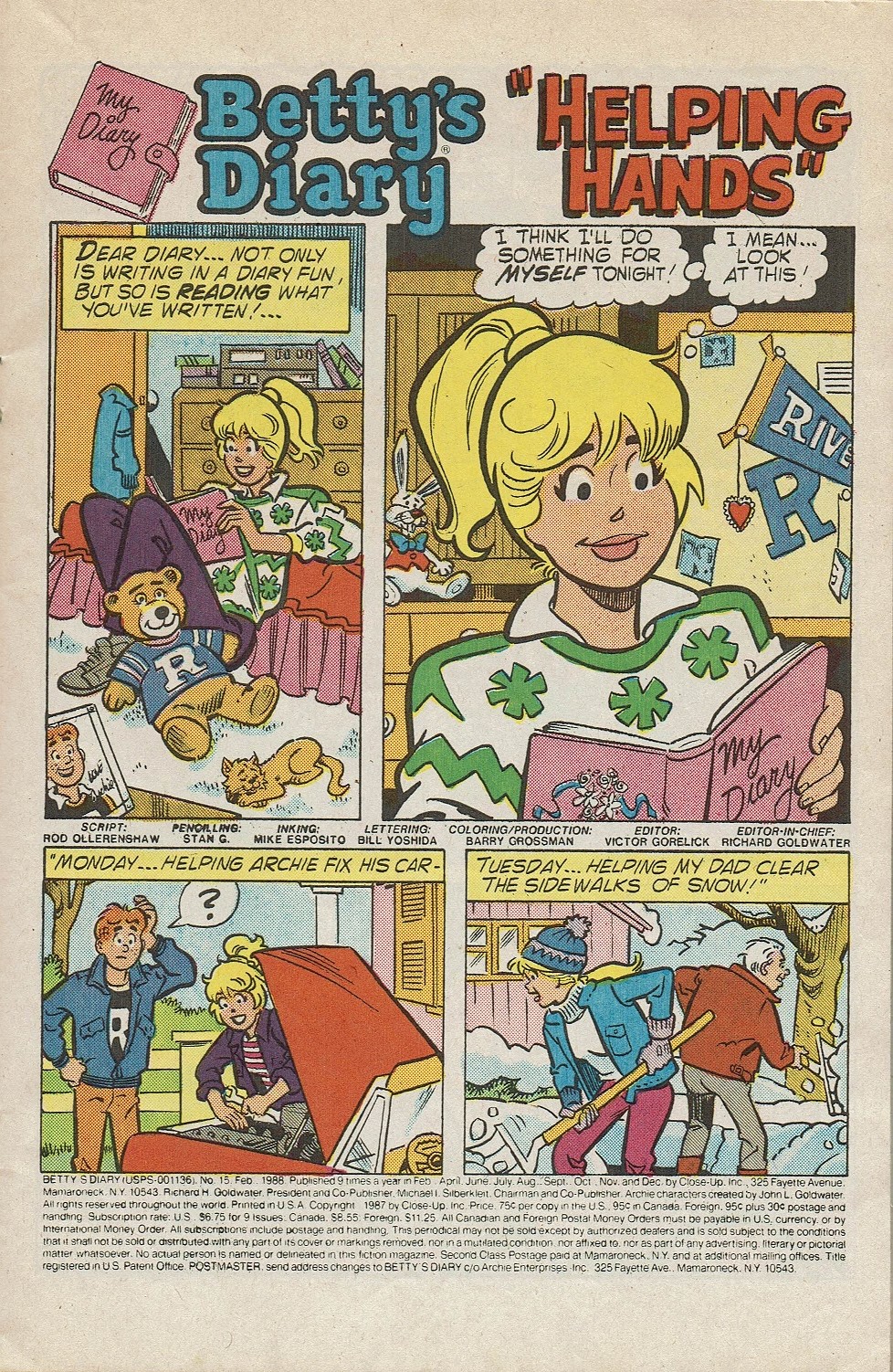 Read online Betty's Diary comic -  Issue #15 - 3