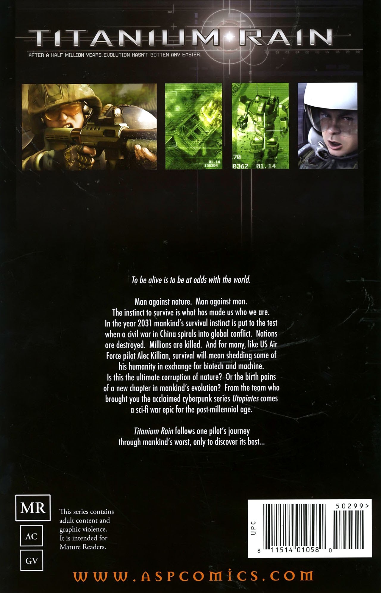 Read online Titanium Rain comic -  Issue #1 - 28