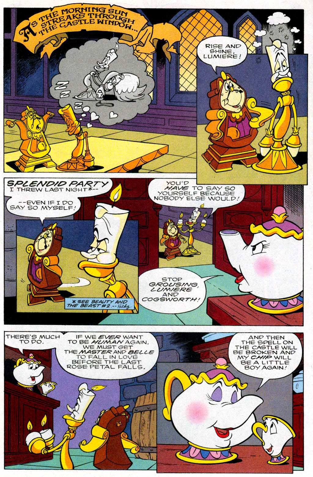 Read online Disney's Beauty and the Beast comic -  Issue #3 - 2