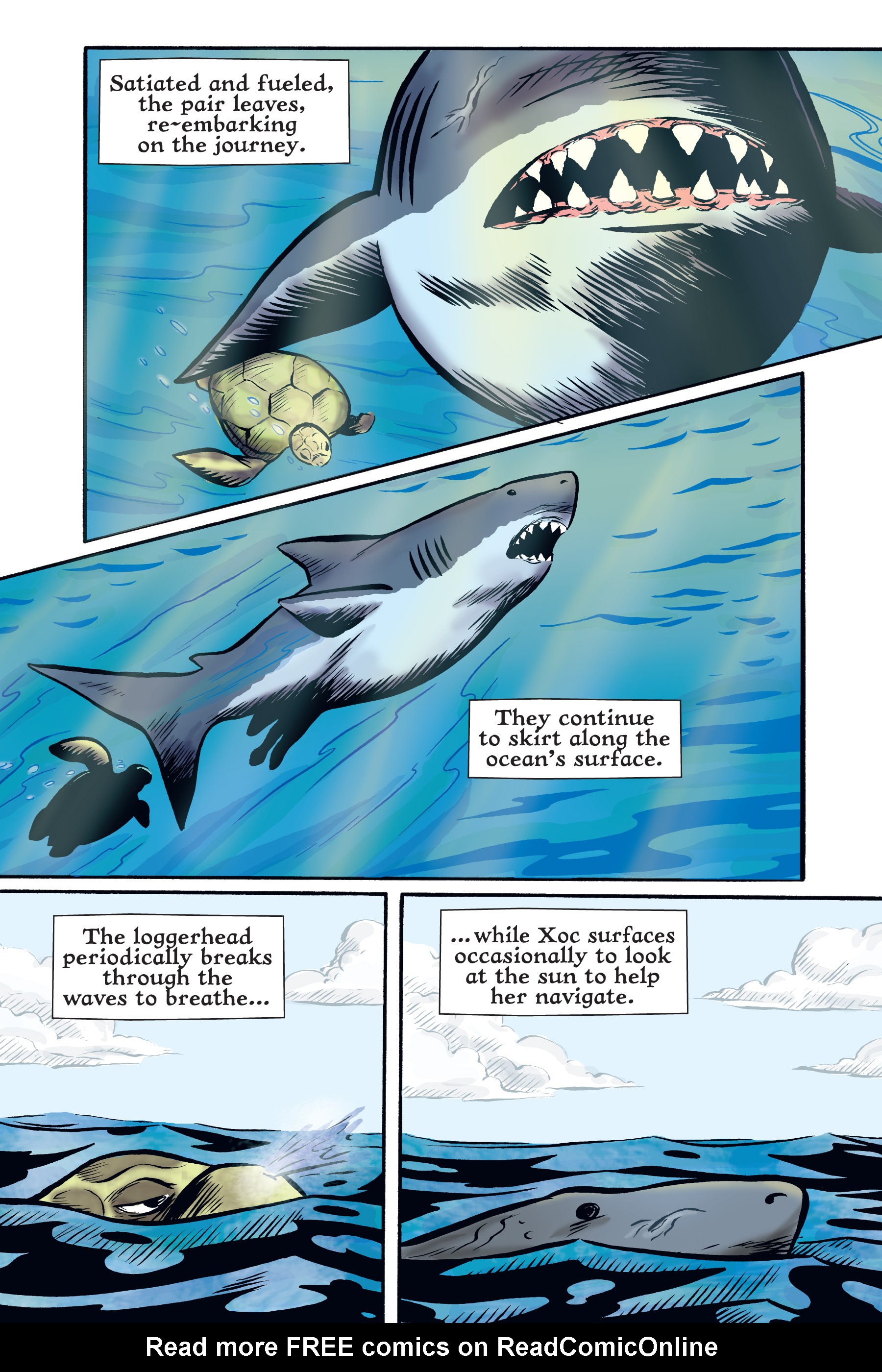 Read online Xoc: Journey of a Great White comic -  Issue # TPB - 57