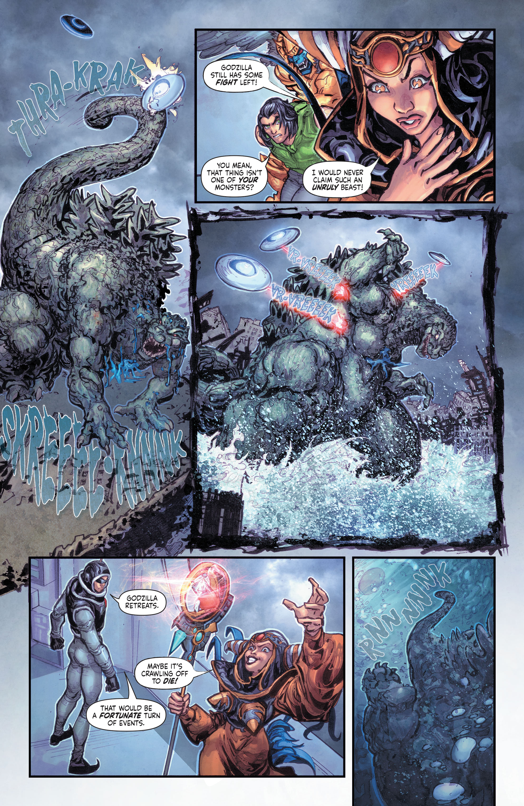 Read online Godzilla vs. The Mighty Morphin Power Rangers comic -  Issue #2 - 9