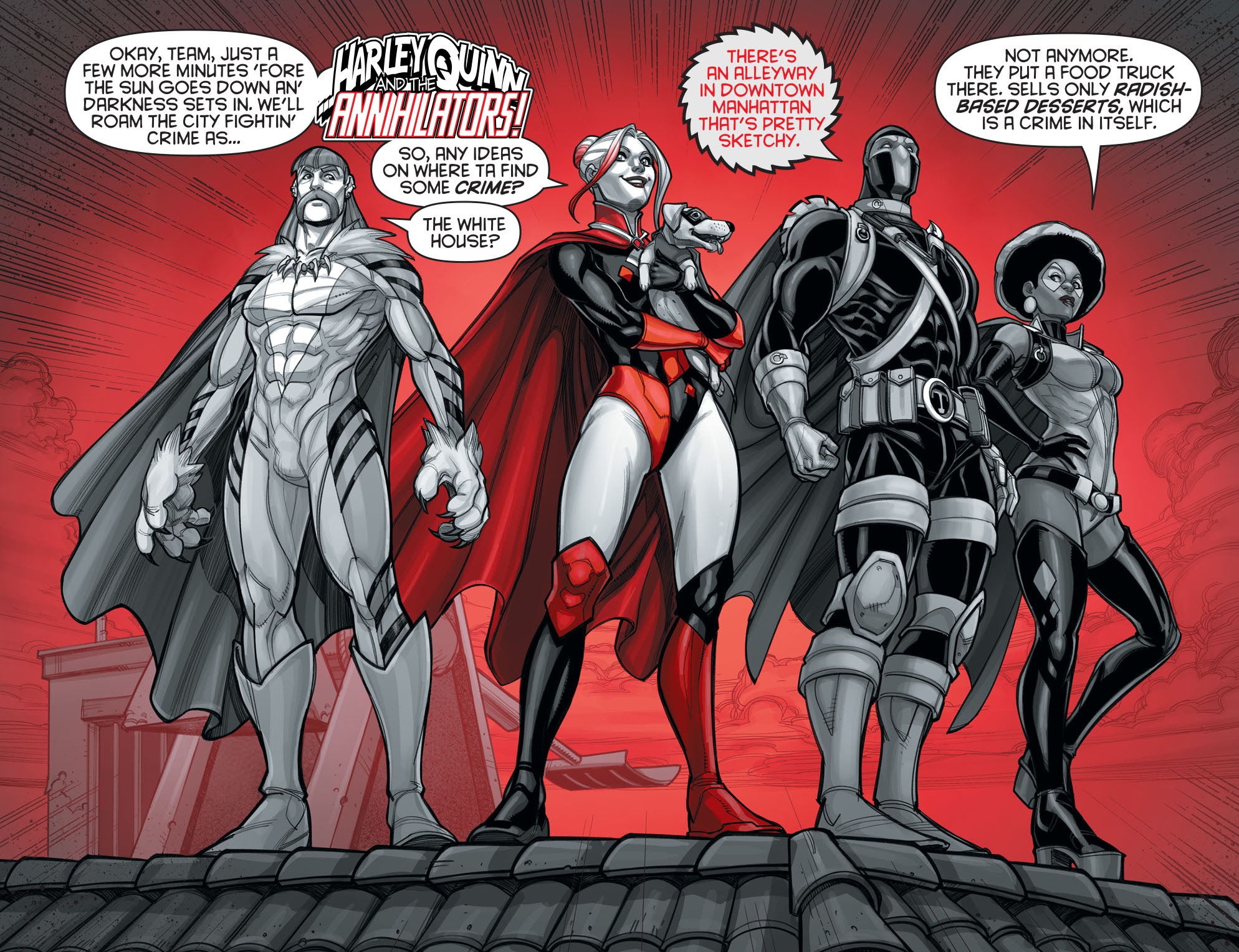 Read online Harley Quinn Black   White   Red comic -  Issue #12 - 10