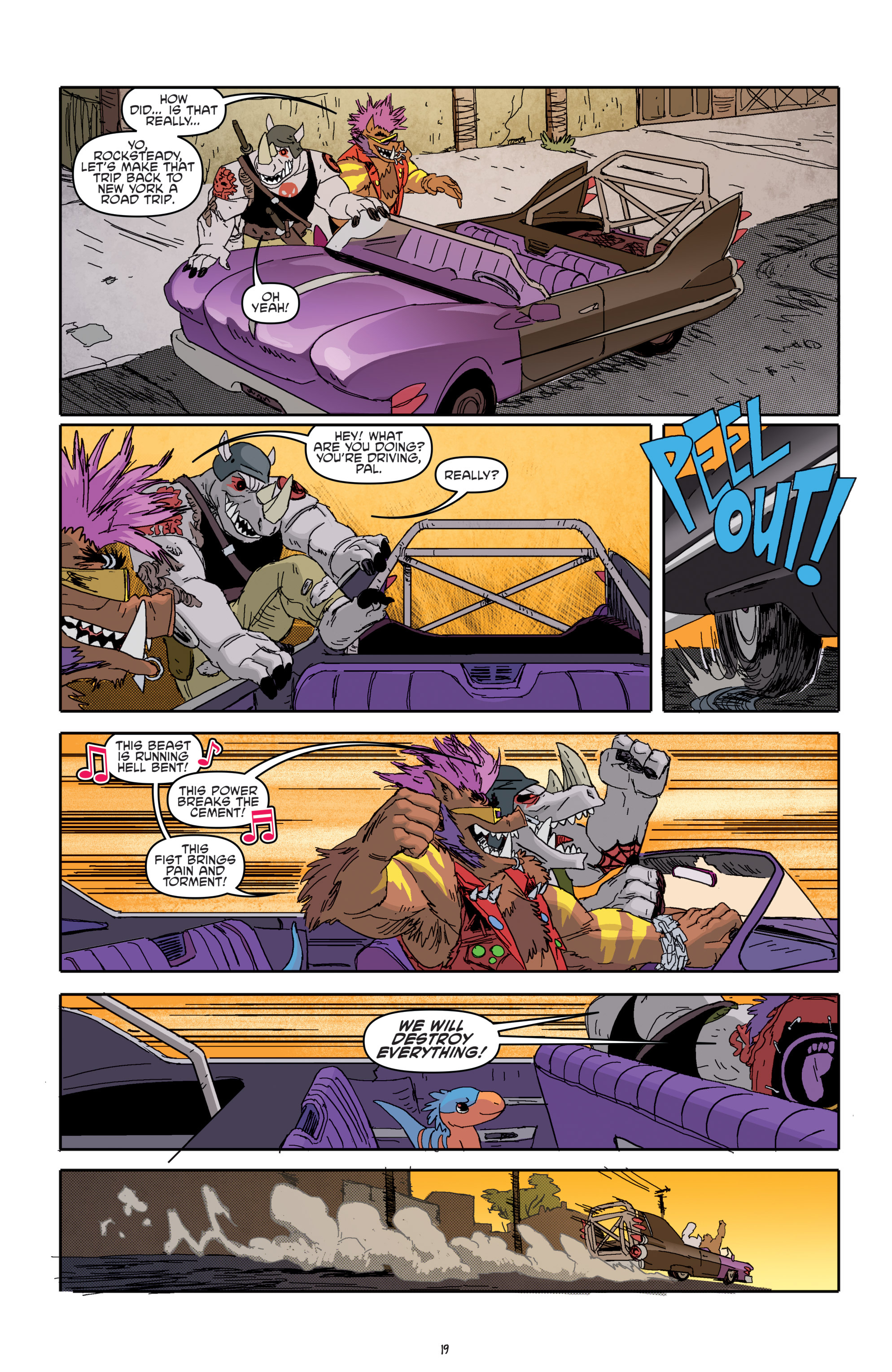Read online Teenage Mutant Ninja Turtles Bebop & Rocksteady Destroy Everything comic -  Issue #5 - 21