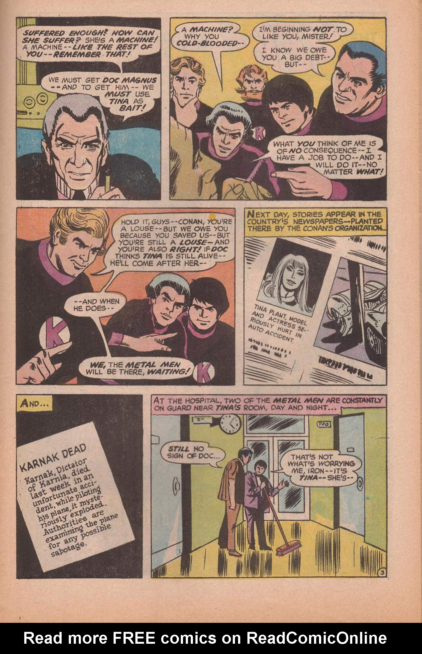 Read online Metal Men (1963) comic -  Issue #41 - 5