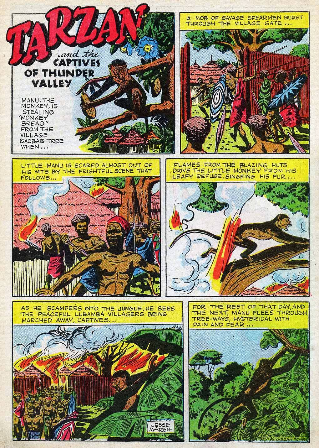 Read online Tarzan (1948) comic -  Issue #2 - 3