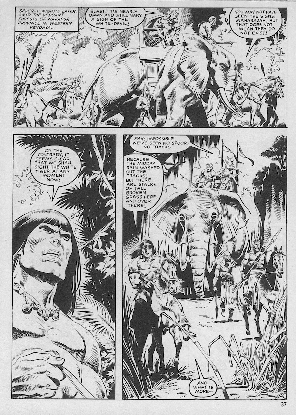Read online The Savage Sword Of Conan comic -  Issue #103 - 36