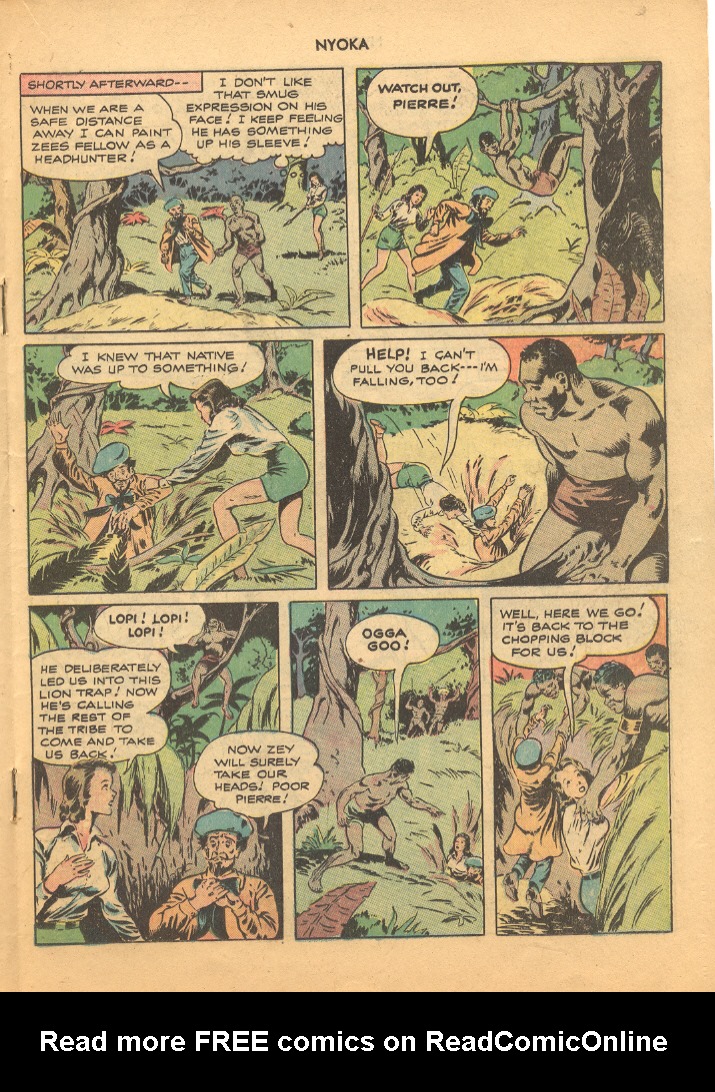 Read online Nyoka the Jungle Girl (1945) comic -  Issue #19 - 19
