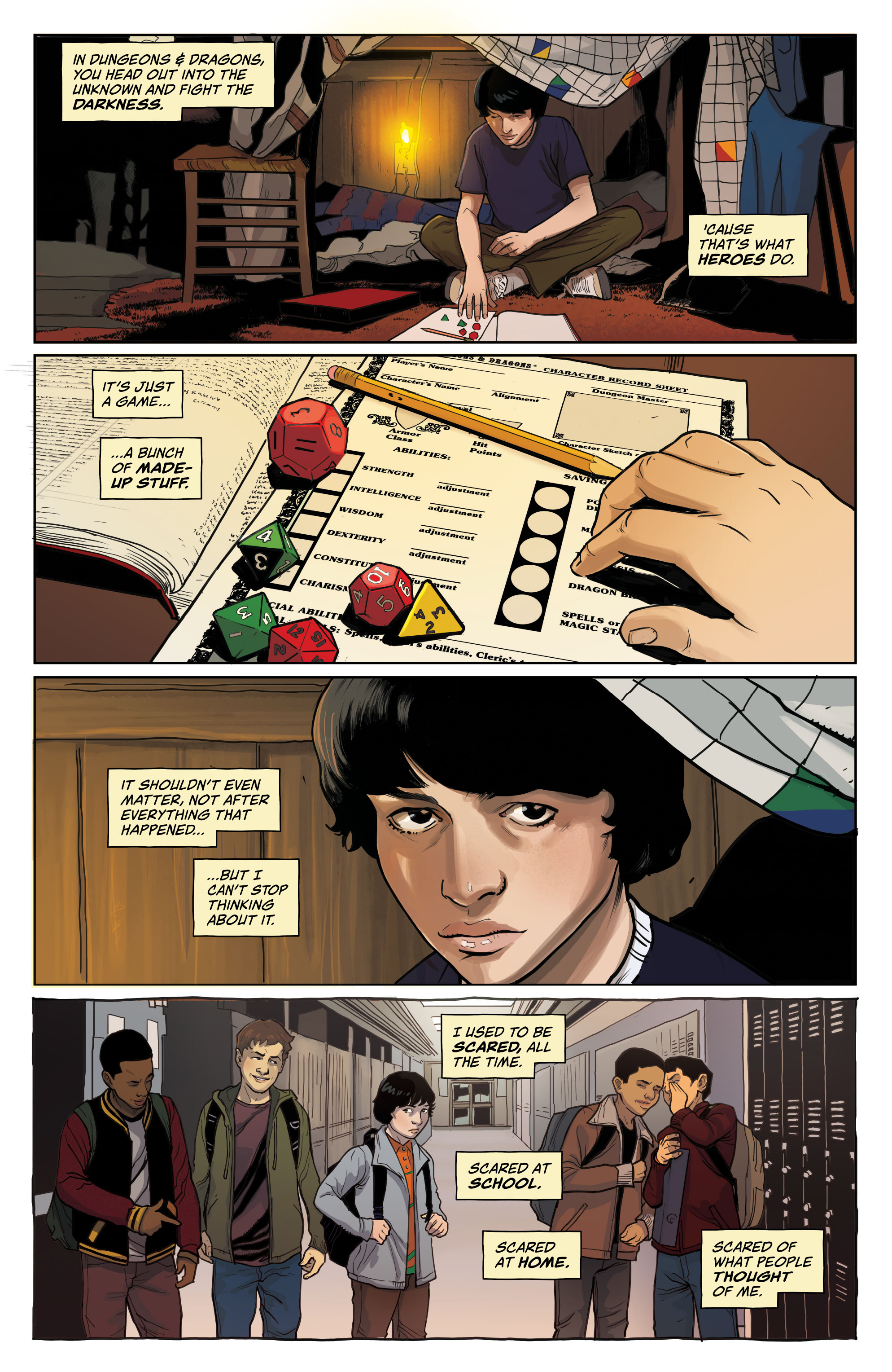 Read online Stranger Things and Dungeons & Dragons comic -  Issue #2 - 6