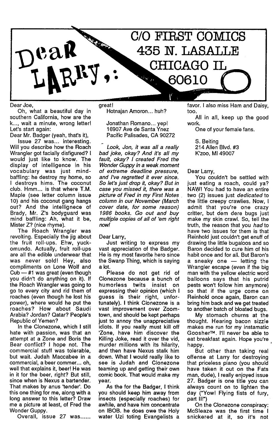 Read online The Badger comic -  Issue #30 - 31