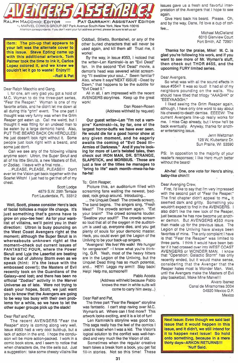 Read online The Avengers (1963) comic -  Issue #357 - 25