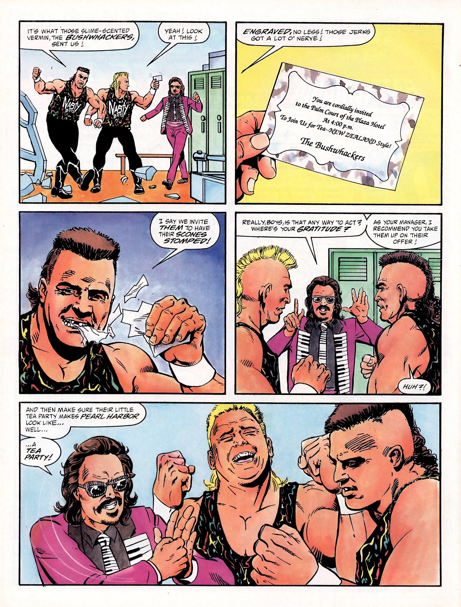 Read online WWF Battlemania comic -  Issue #2 - 46