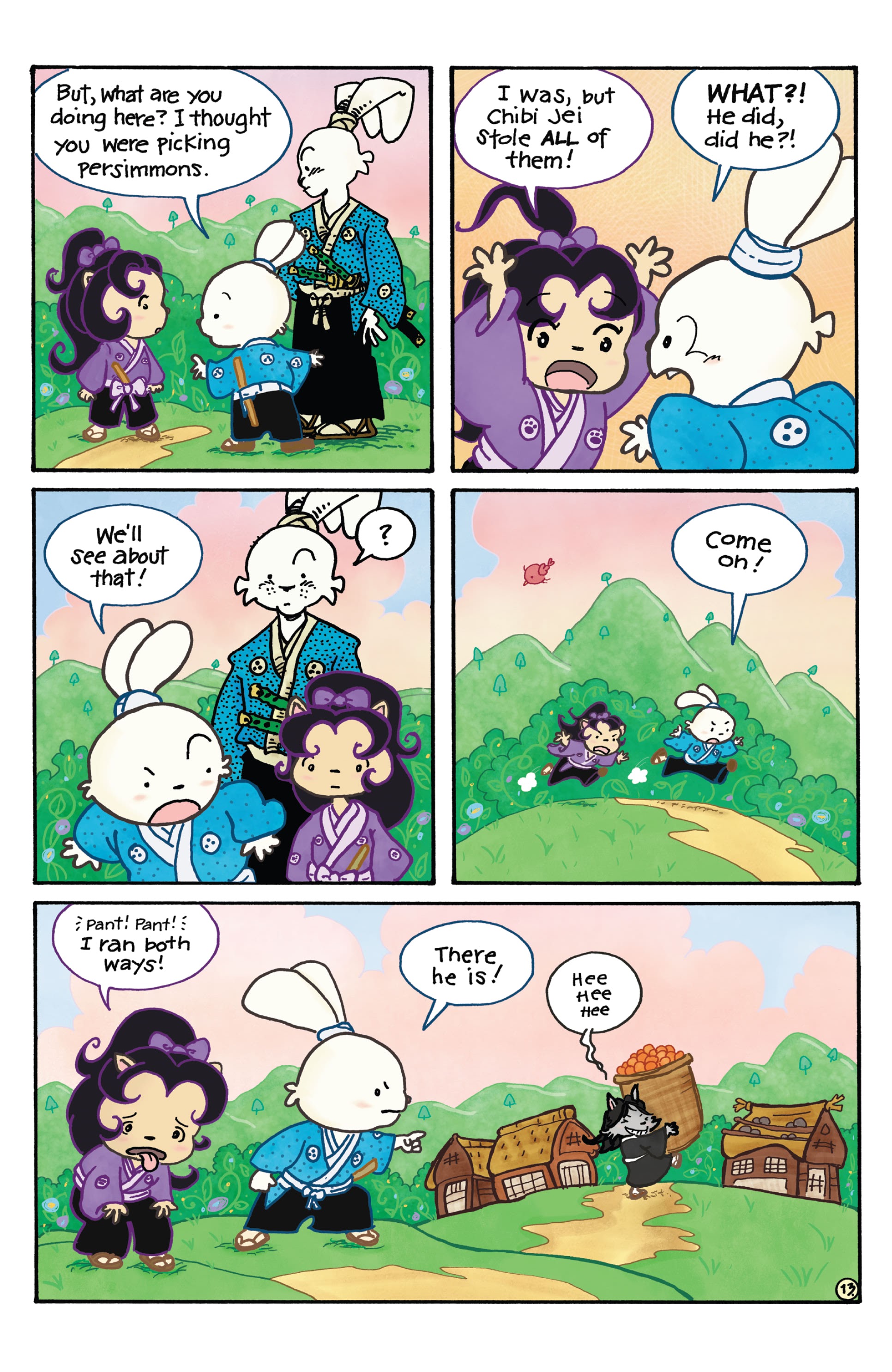 Read online Chibi-Usagi: Attack of the Heebie Chibis comic -  Issue # TPB - 135
