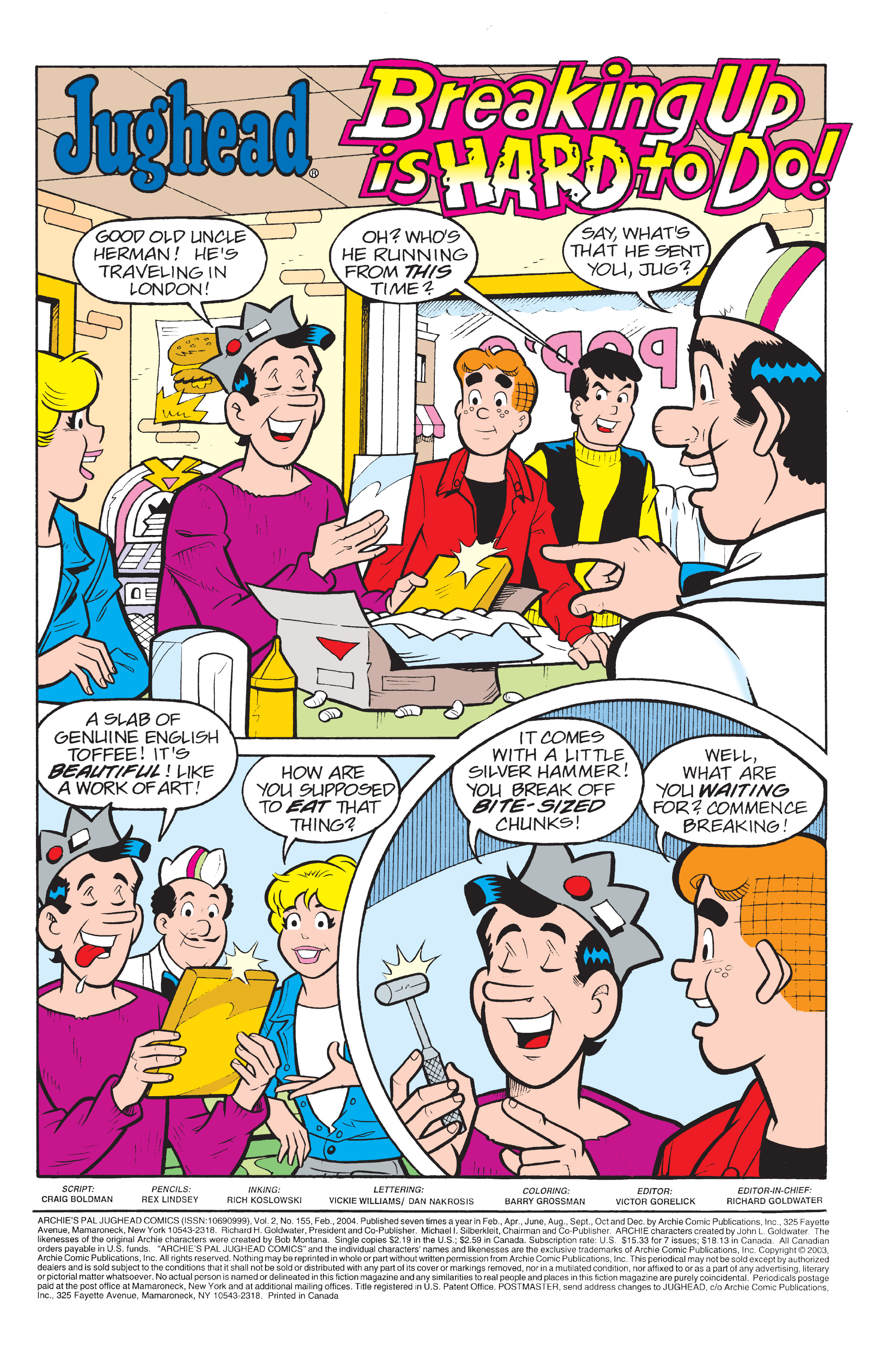 Read online Archie's Pal Jughead Comics comic -  Issue #155 - 2