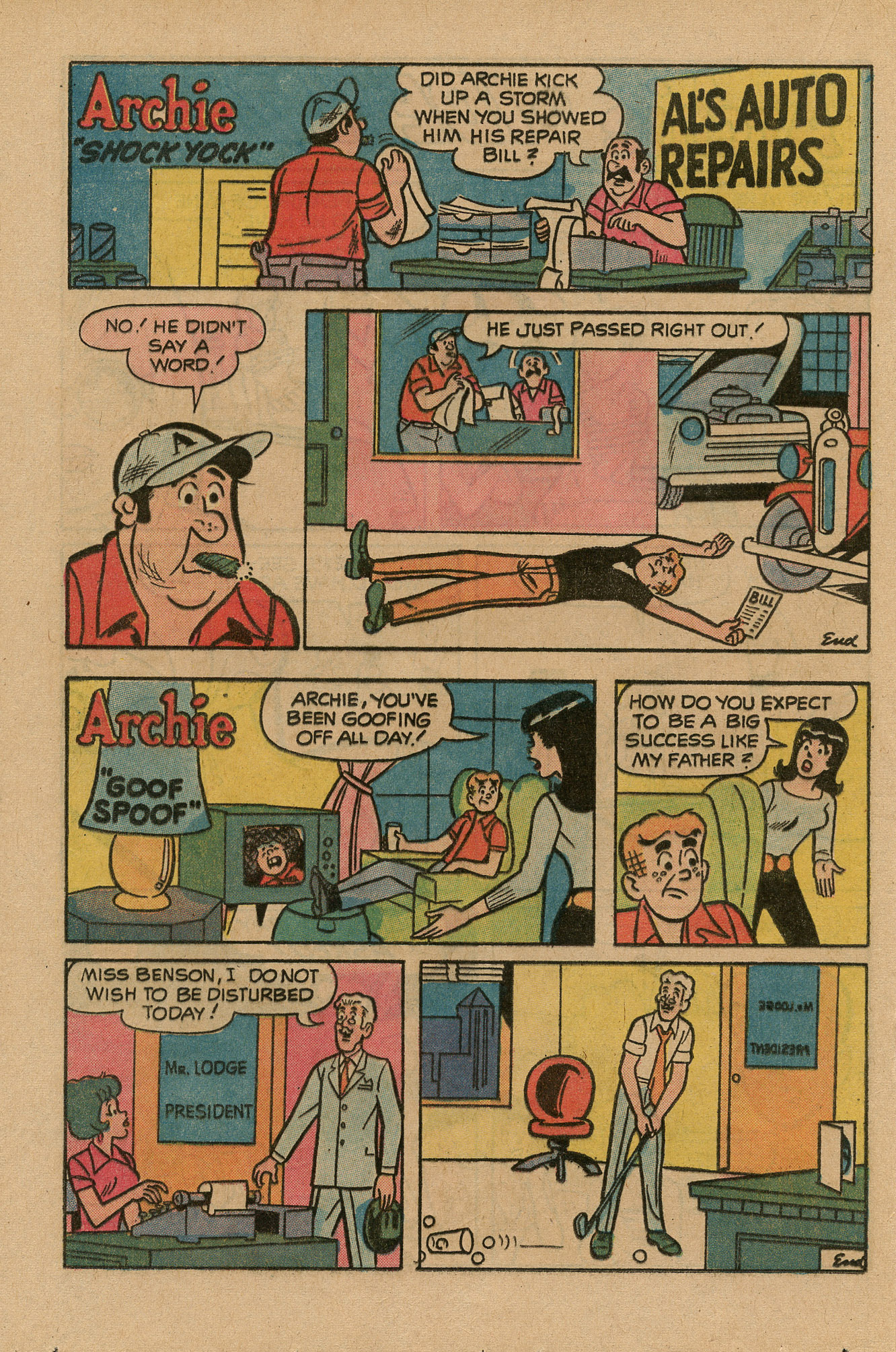 Read online Archie's Joke Book Magazine comic -  Issue #177 - 20