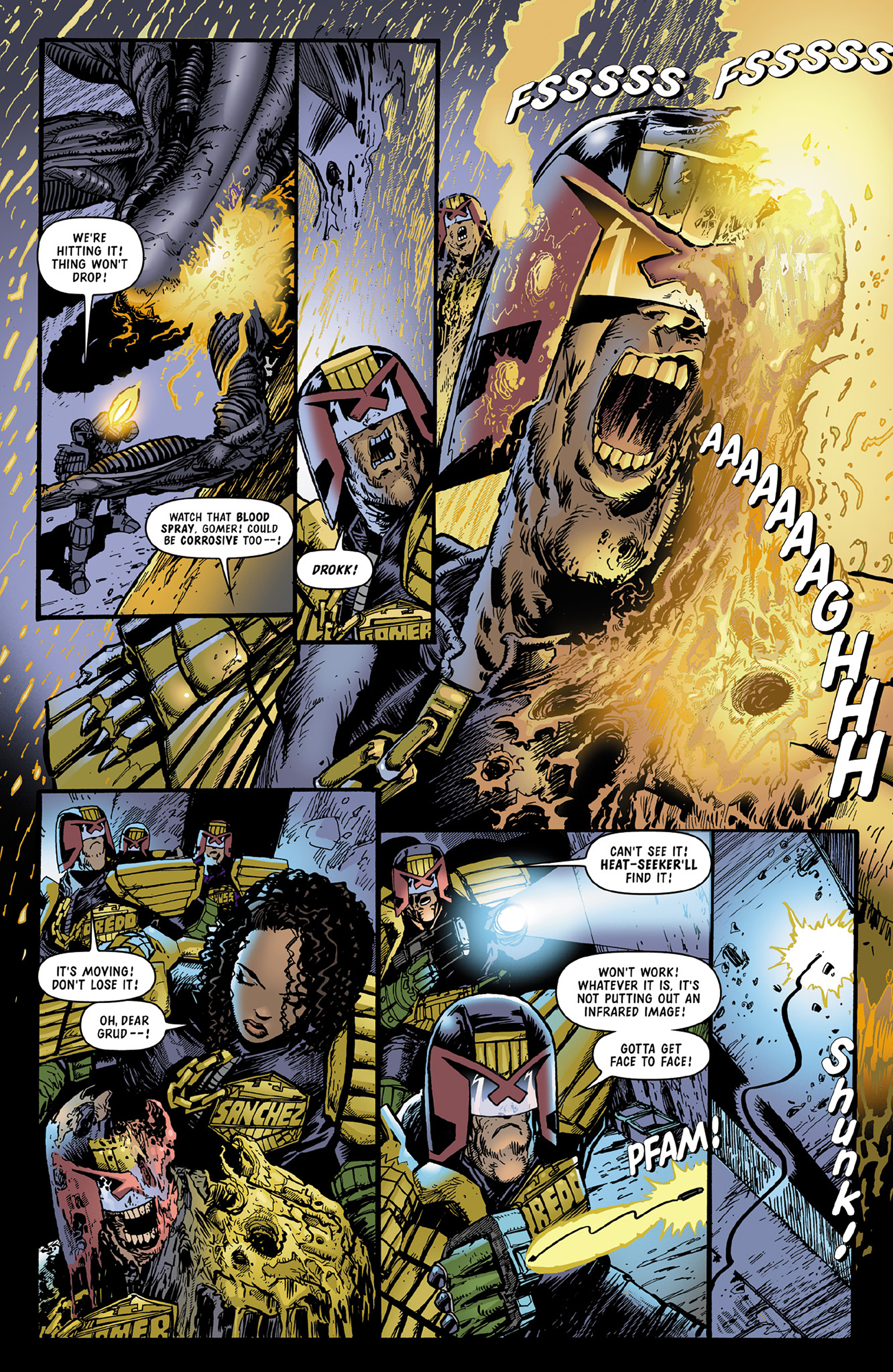 Read online Predator vs. Judge Dredd vs. Aliens: Incubus and Other Stories comic -  Issue # TPB (Part 1) - 91