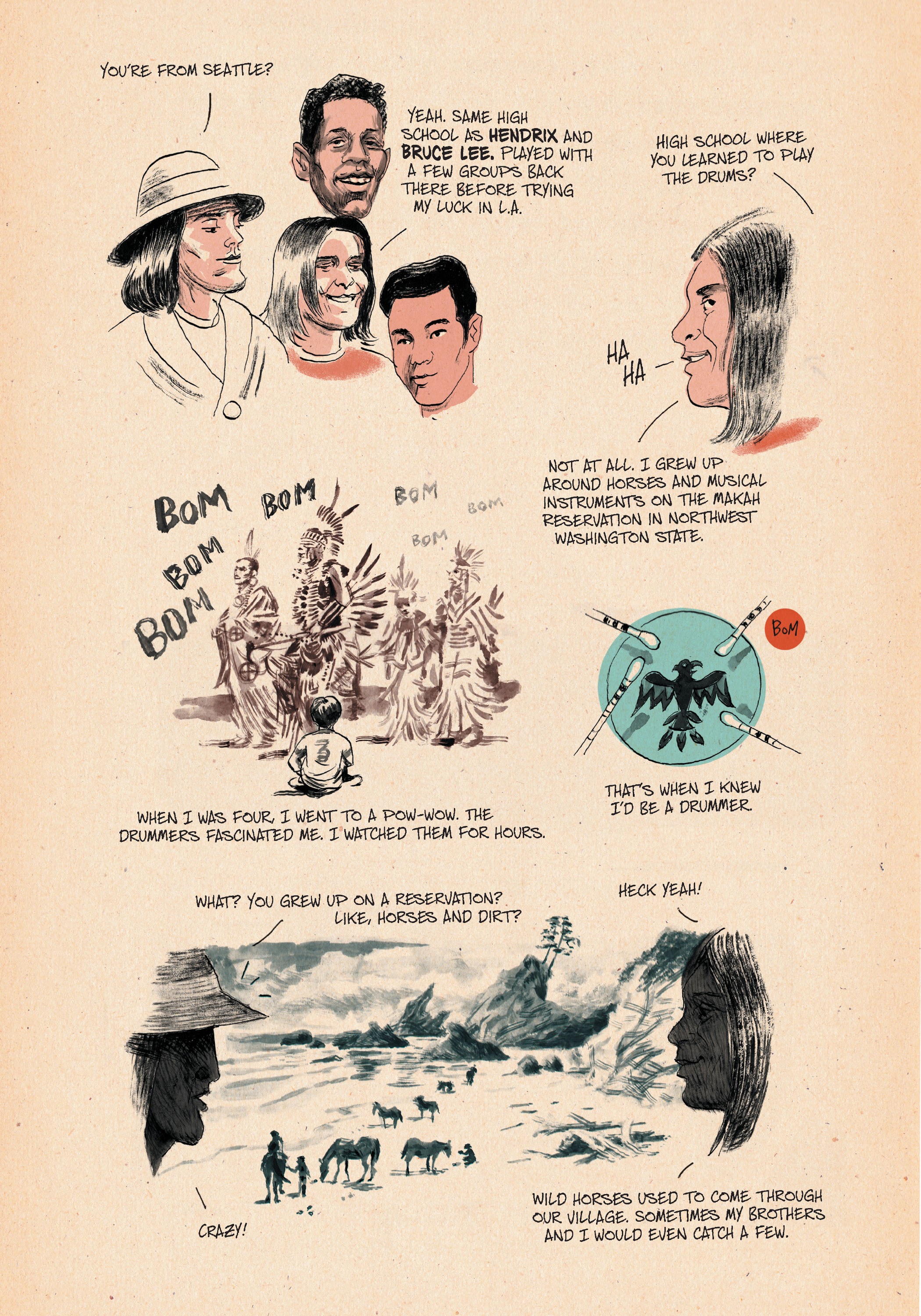 Read online Redbone: The True Story of A Native American Rock Band comic -  Issue # TPB - 38