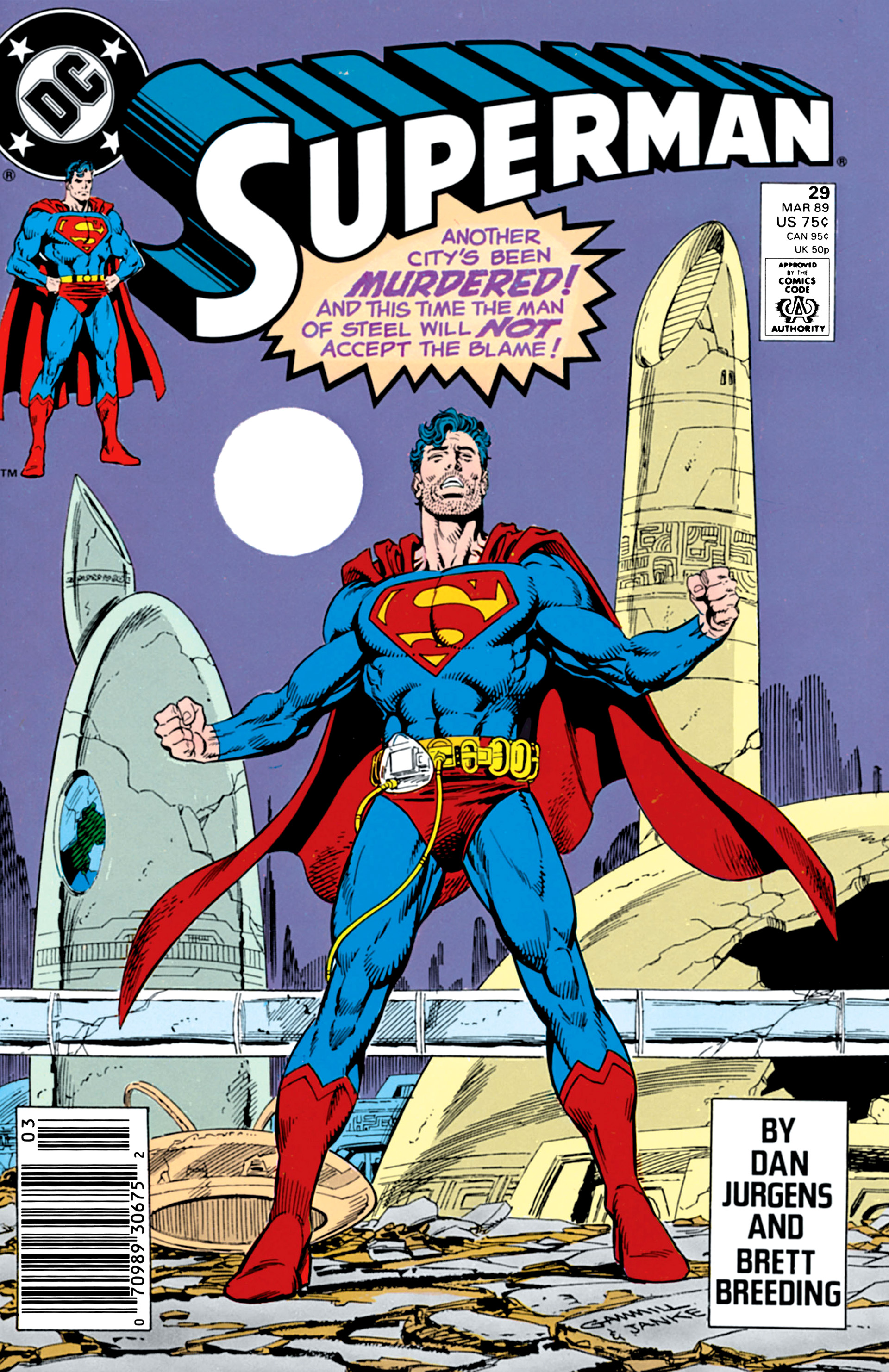 Read online Superman (1987) comic -  Issue #29 - 1