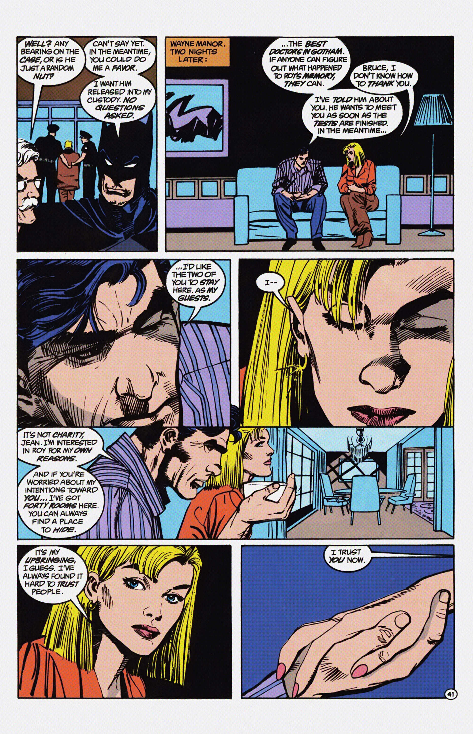 Read online Detective Comics (1937) comic -  Issue # _TPB Batman - Blind Justice (Part 1) - 46