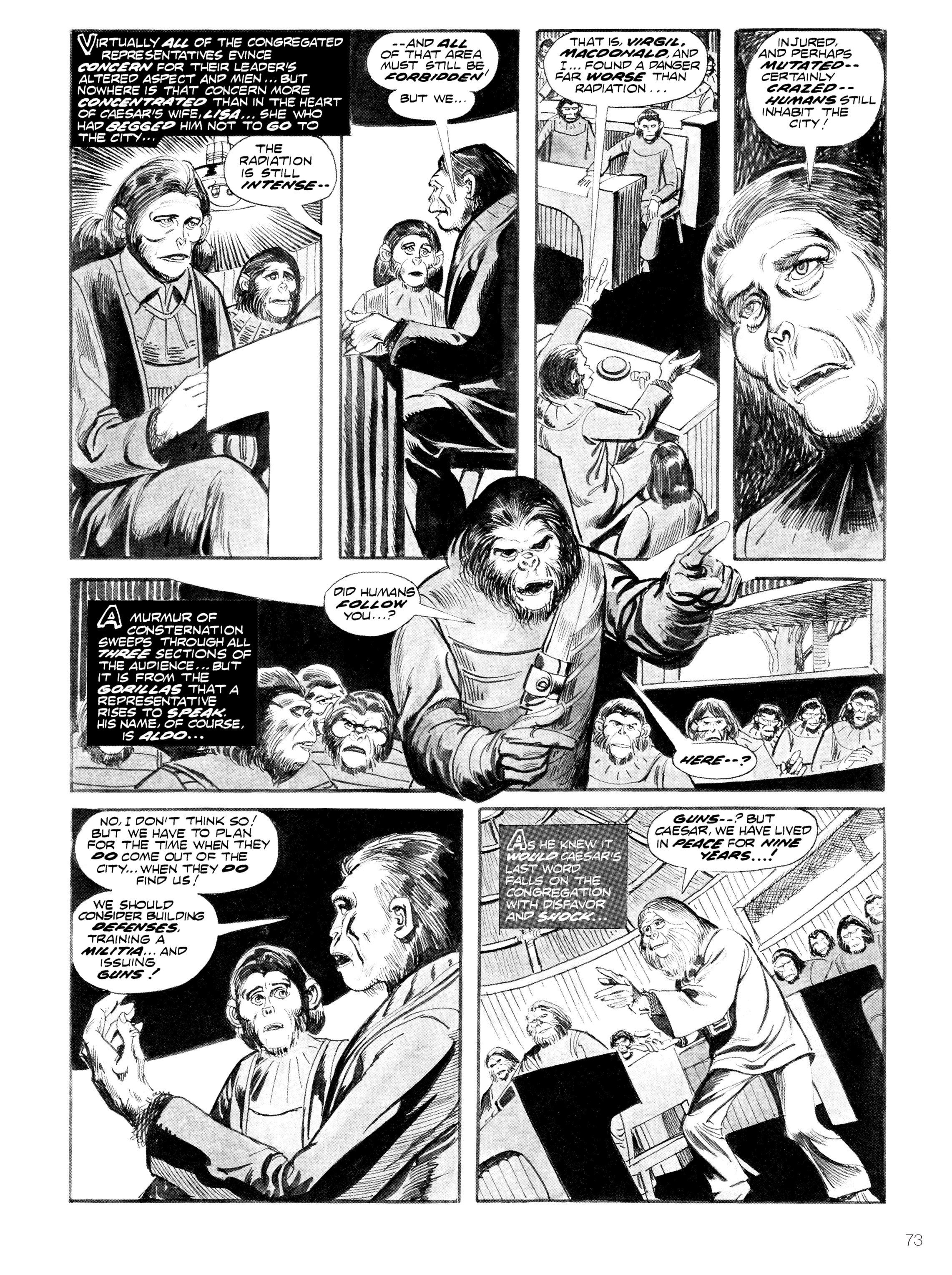 Read online Planet of the Apes: Archive comic -  Issue # TPB 4 (Part 1) - 69
