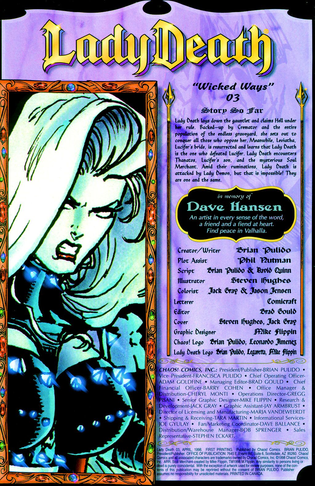 Read online Lady Death (1997) comic -  Issue #3 - 2