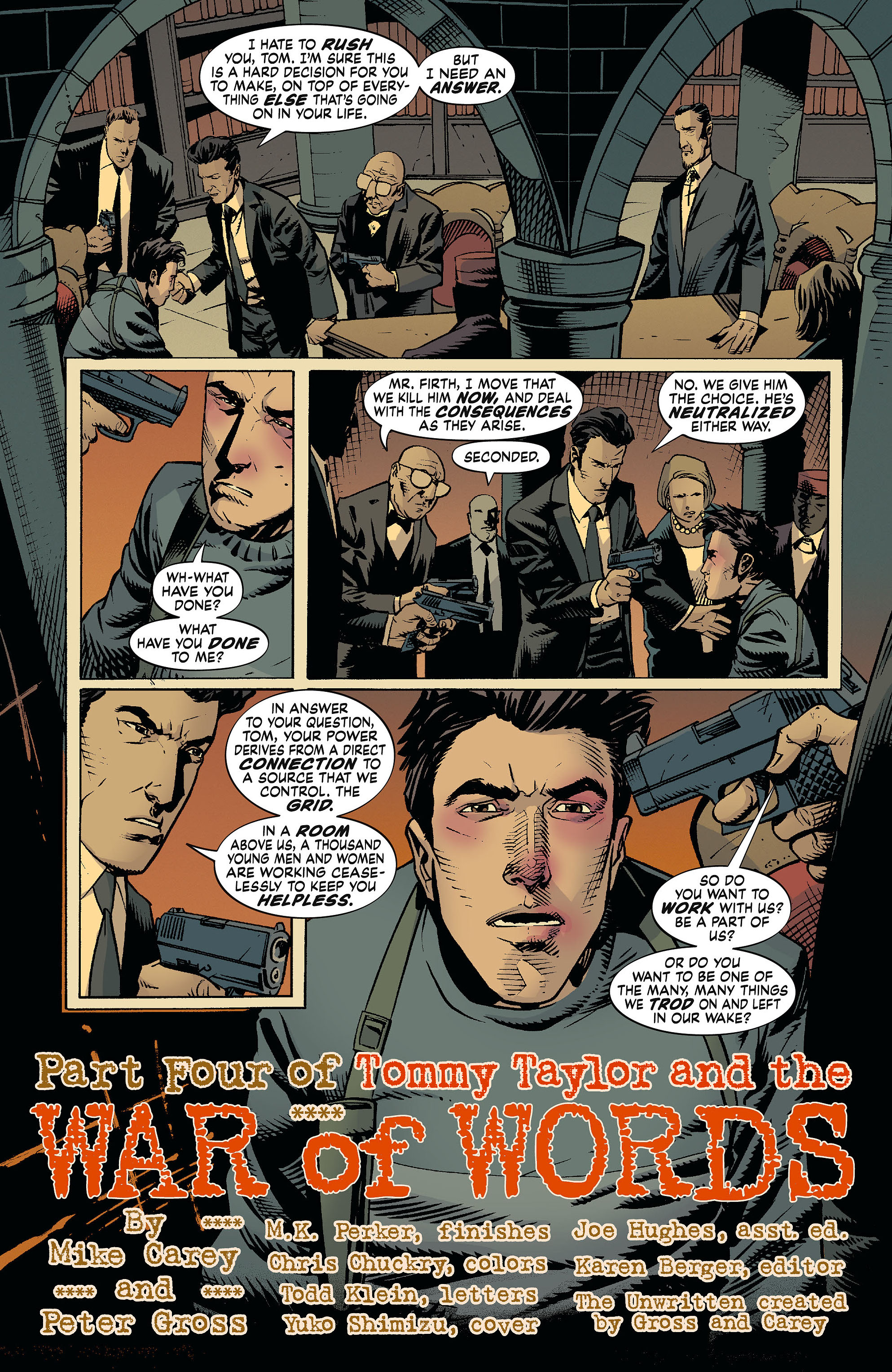 Read online The Unwritten comic -  Issue #34 - 2