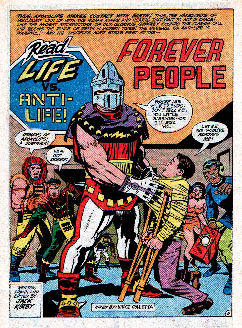 Read online Forever People (1971) comic -  Issue #3 - 6