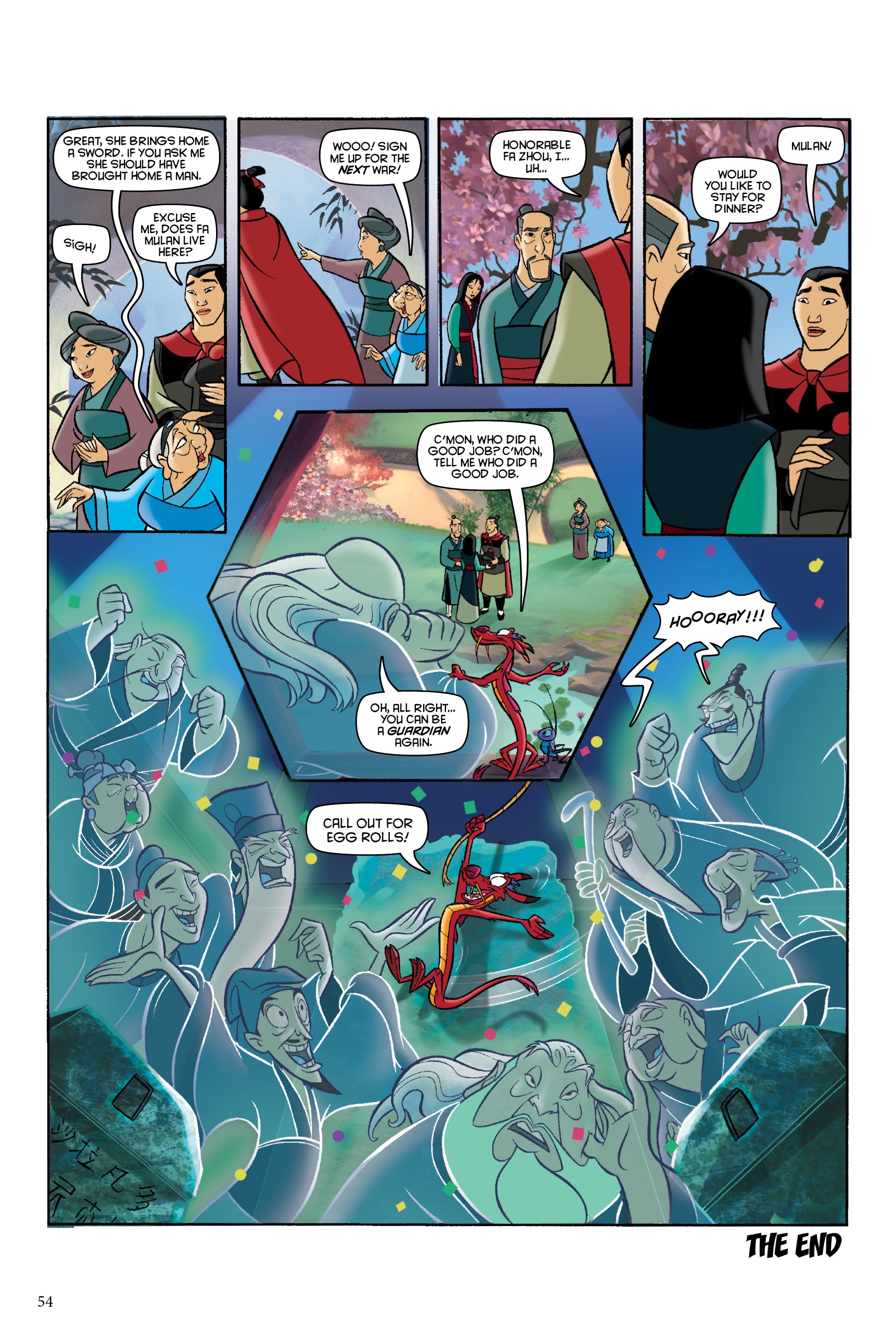 Read online Disney Mulan: The Story of the Movie in Comics comic -  Issue # TPB - 54