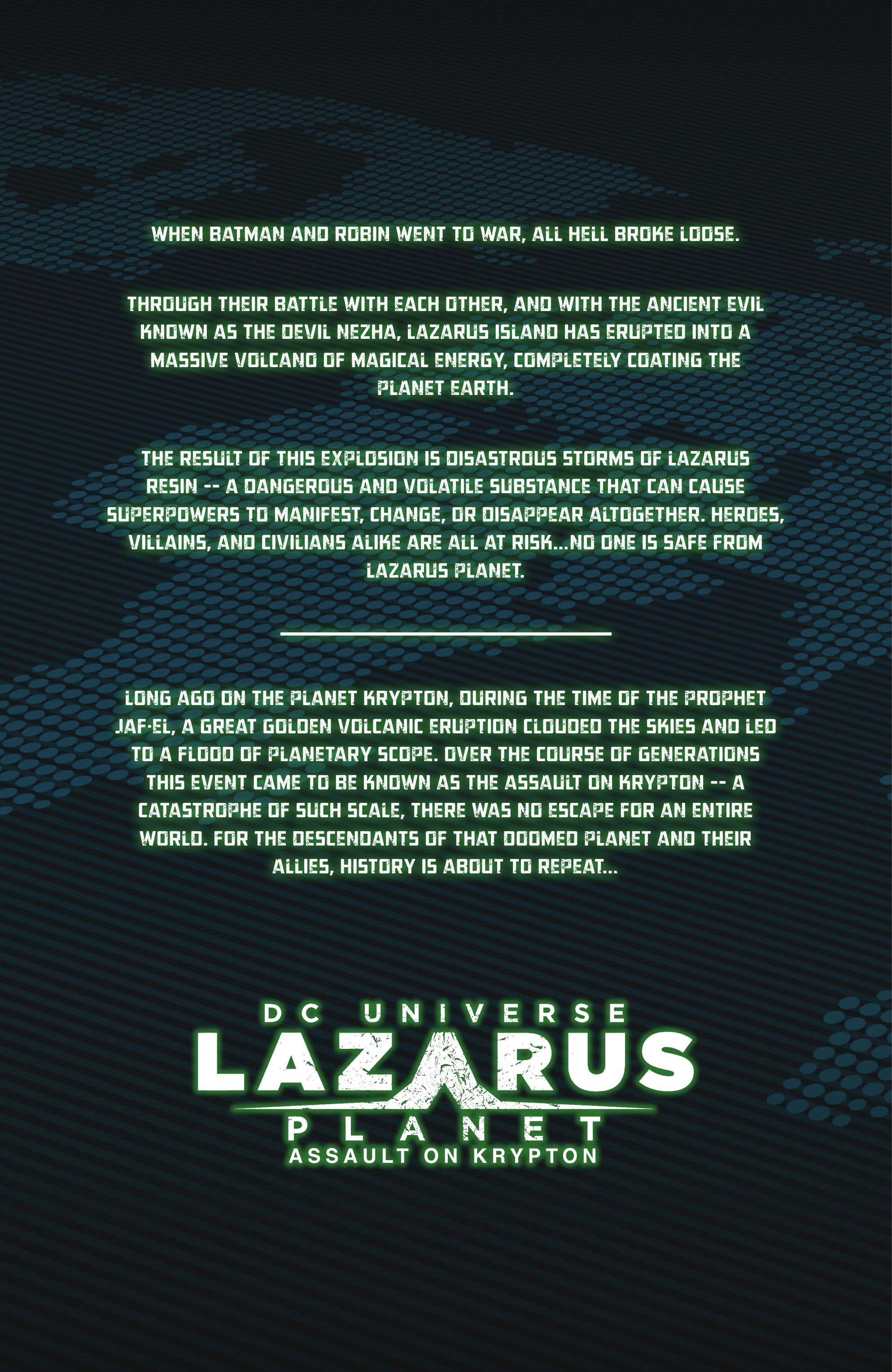 Read online Lazarus Planet: Assault on Krypton comic -  Issue # Full - 4