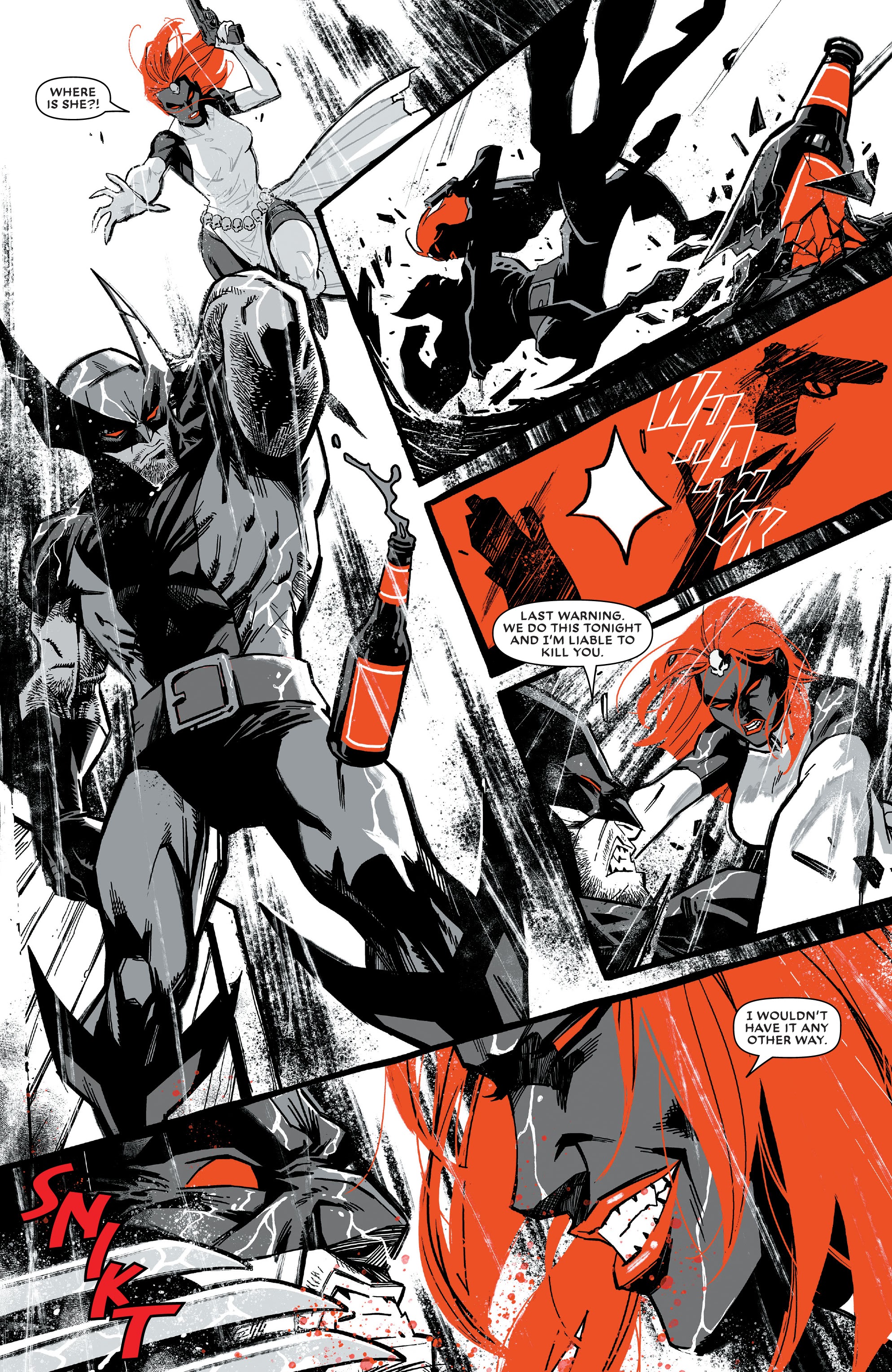 Read online Wolverine: Black, White & Blood comic -  Issue #4 - 6