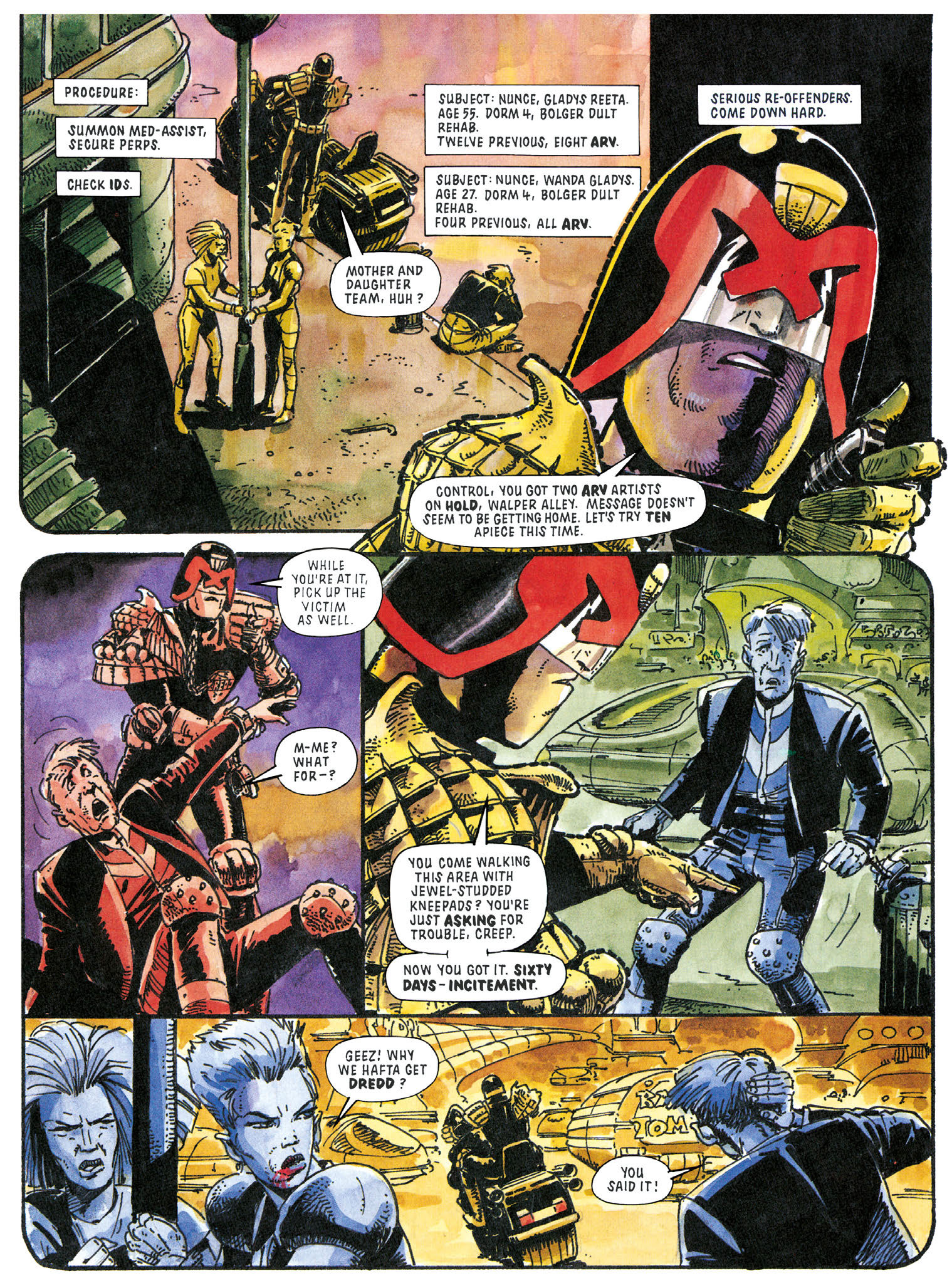 Read online Essential Judge Dredd: Necropolis comic -  Issue # TPB (Part 1) - 21
