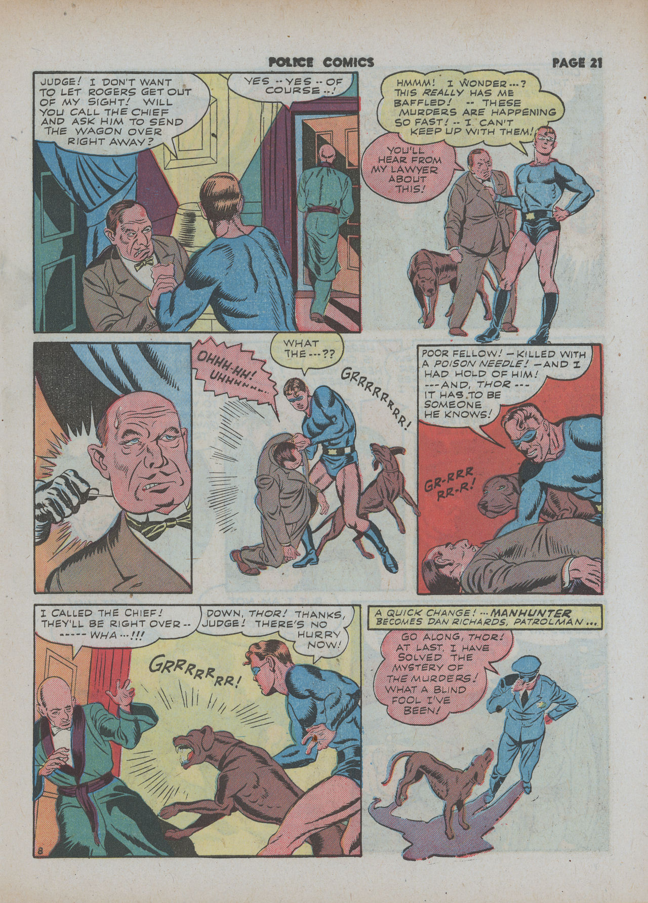 Read online Police Comics comic -  Issue #18 - 23
