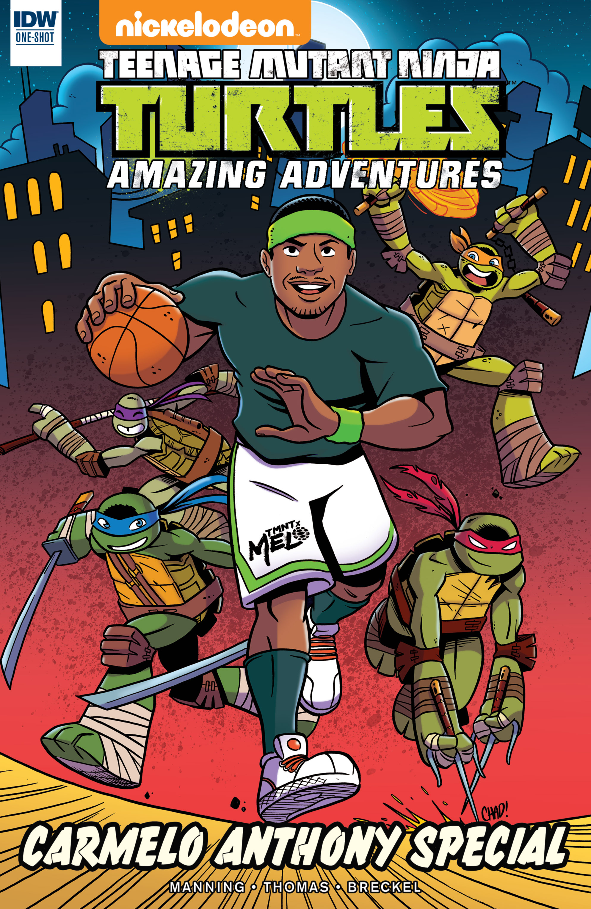 Read online Teenage Mutant Ninja Turtles Amazing Adventures comic -  Issue # _Special - Carmelo Anthony - 1