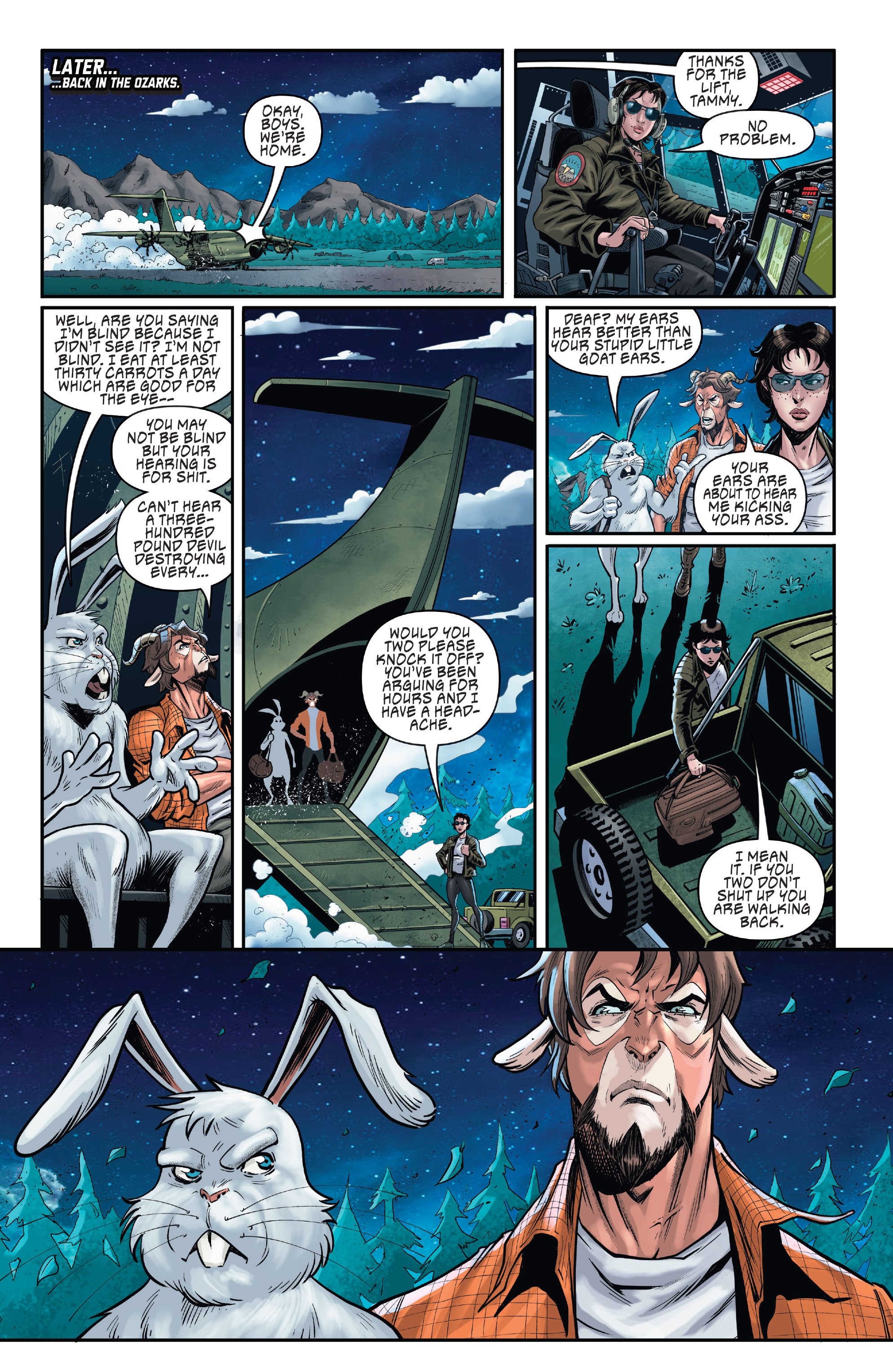 Read online Man Goat & the Bunnyman: Green Eggs & Blam comic -  Issue #1 - 12