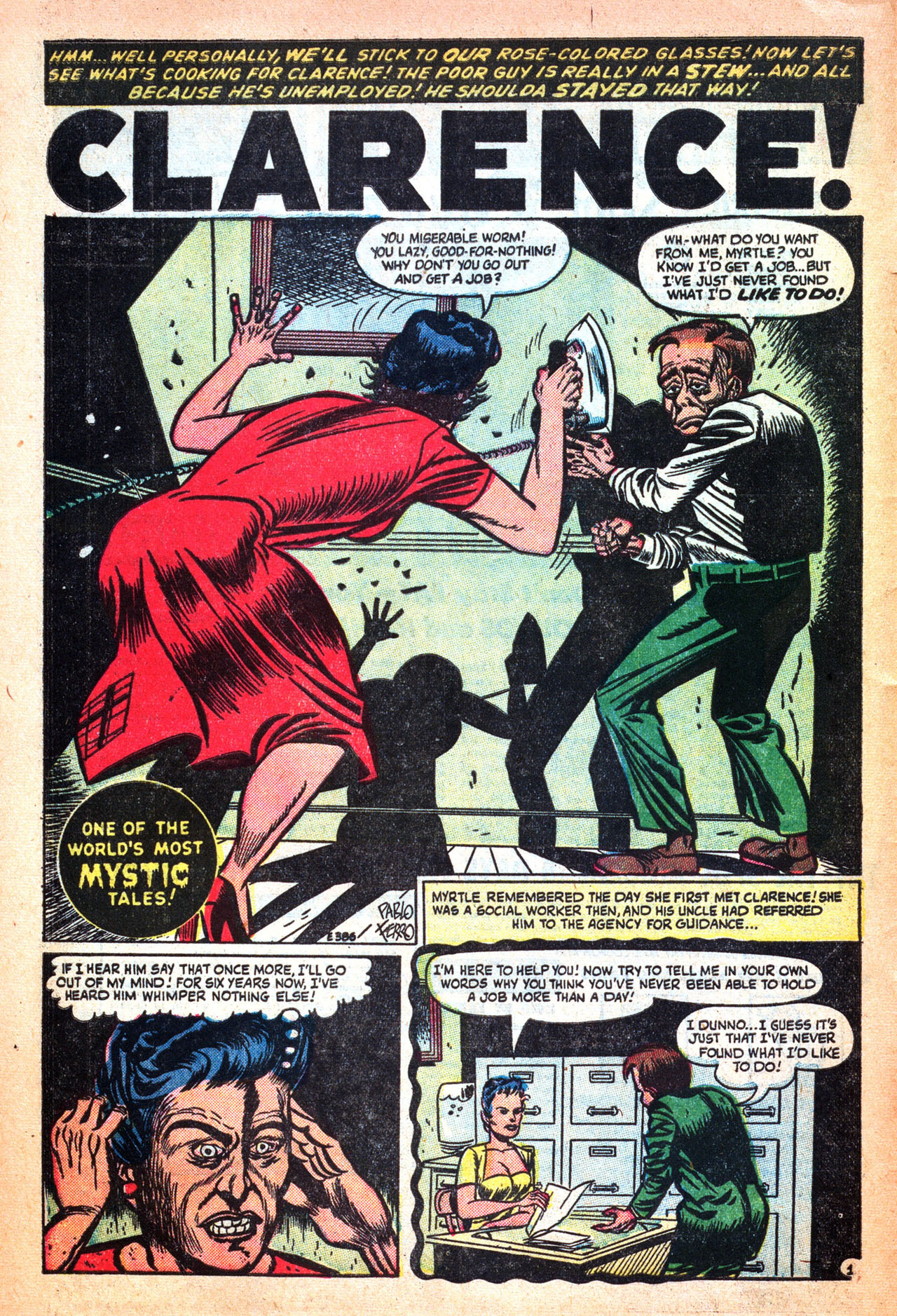 Read online Mystic (1951) comic -  Issue #31 - 10