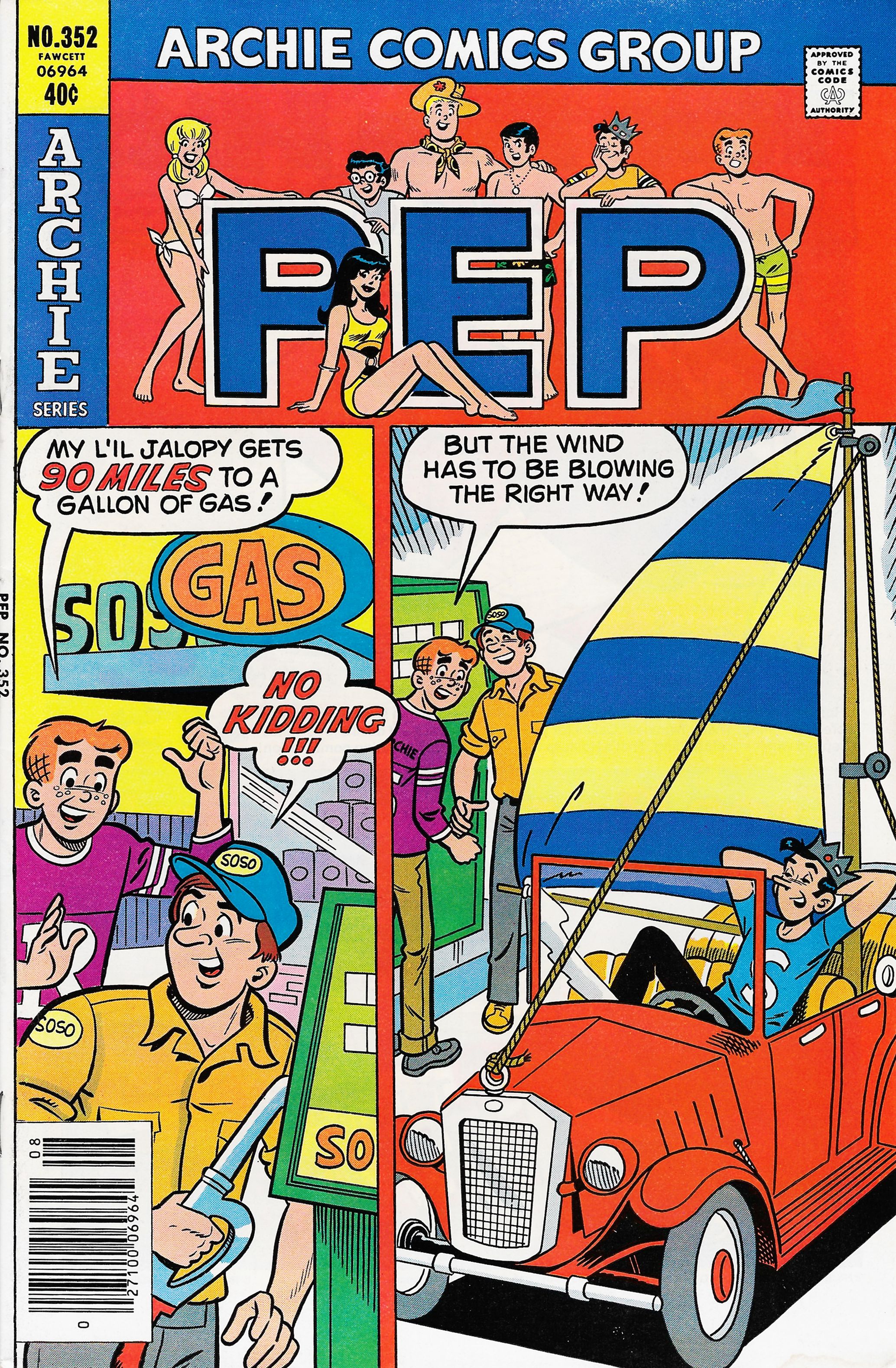 Read online Pep Comics comic -  Issue #352 - 1