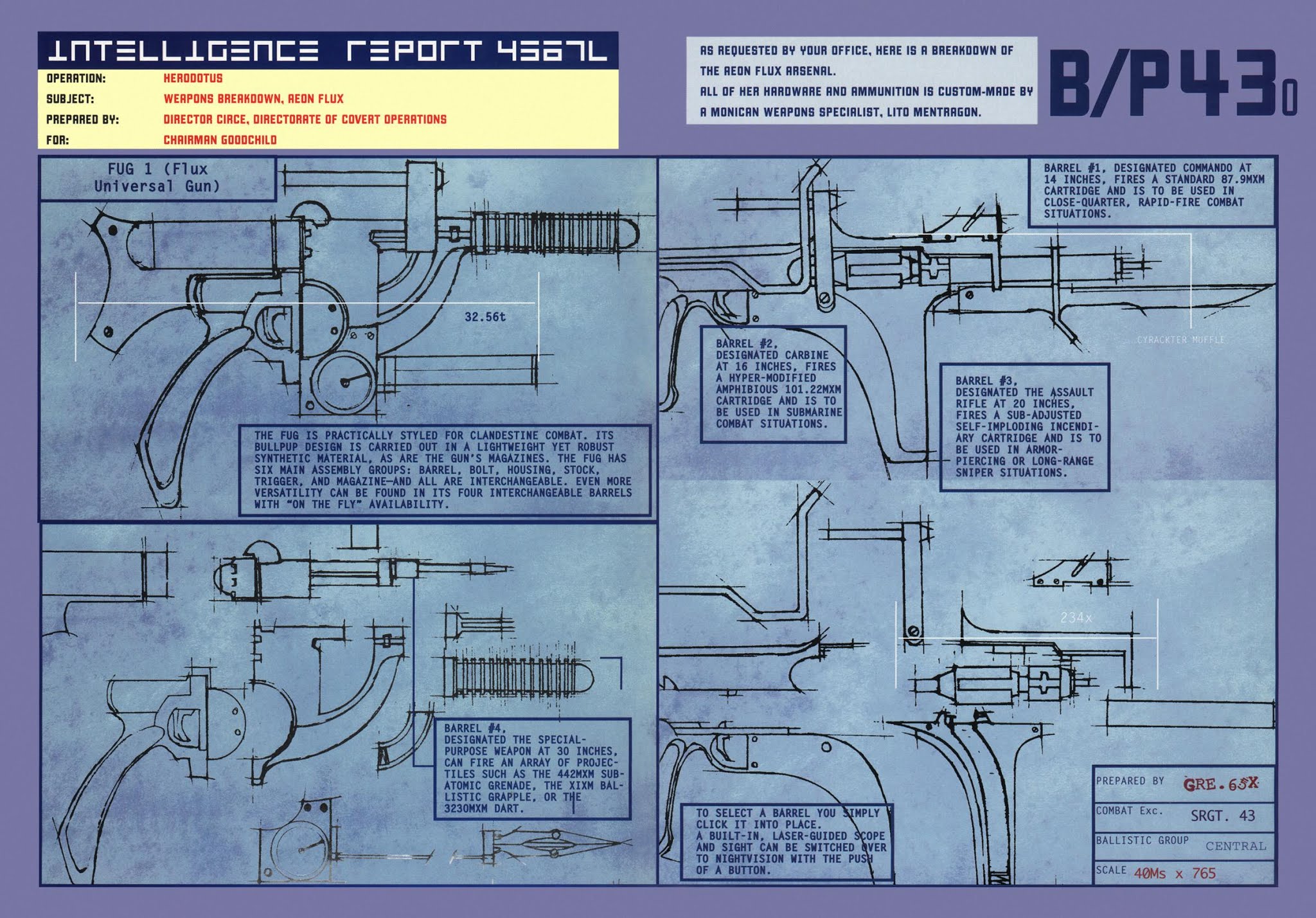 Read online Aeon Flux: The Herodotus File comic -  Issue # TPB - 34