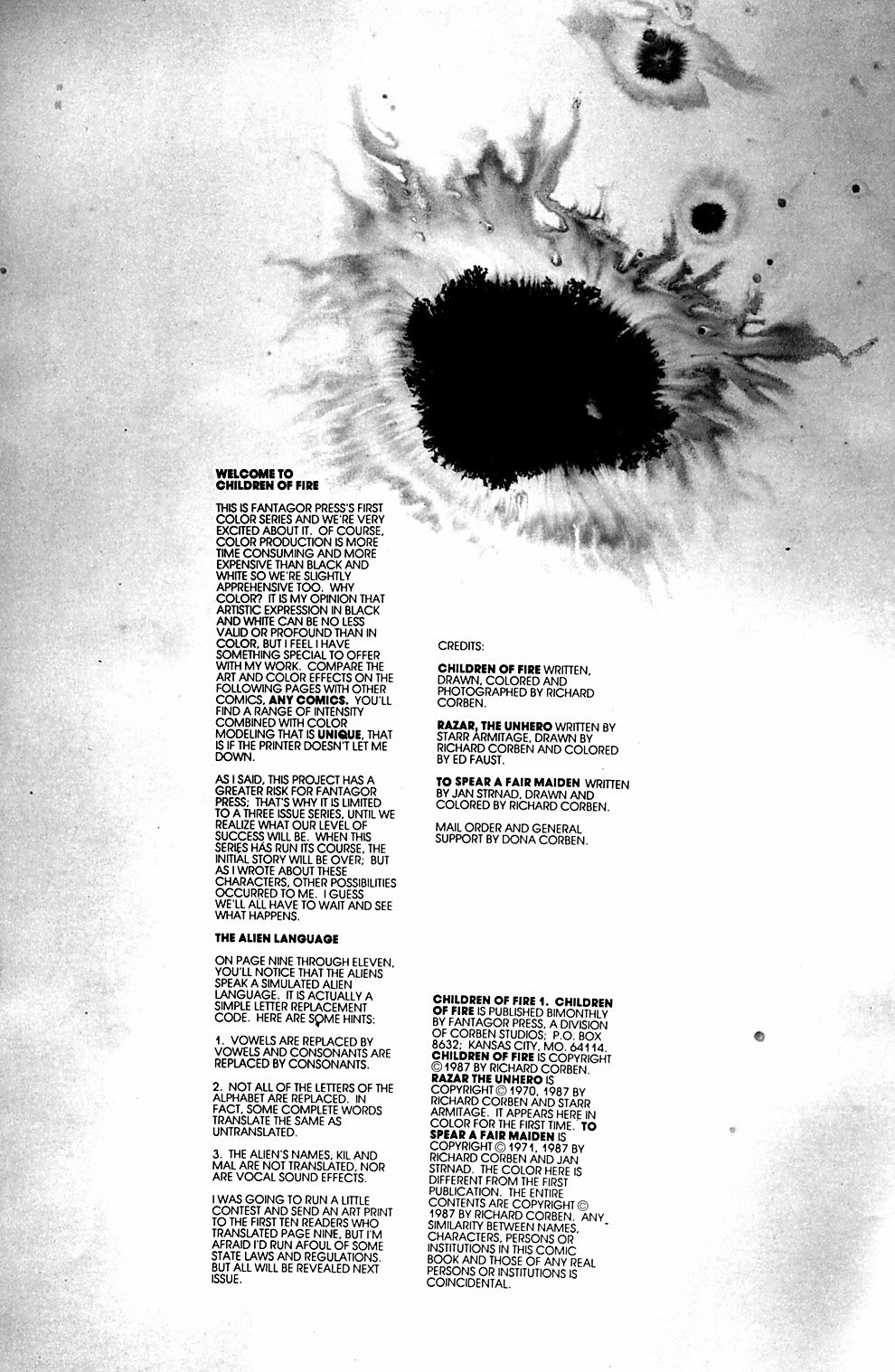 Read online Children of Fire comic -  Issue #1 - 2