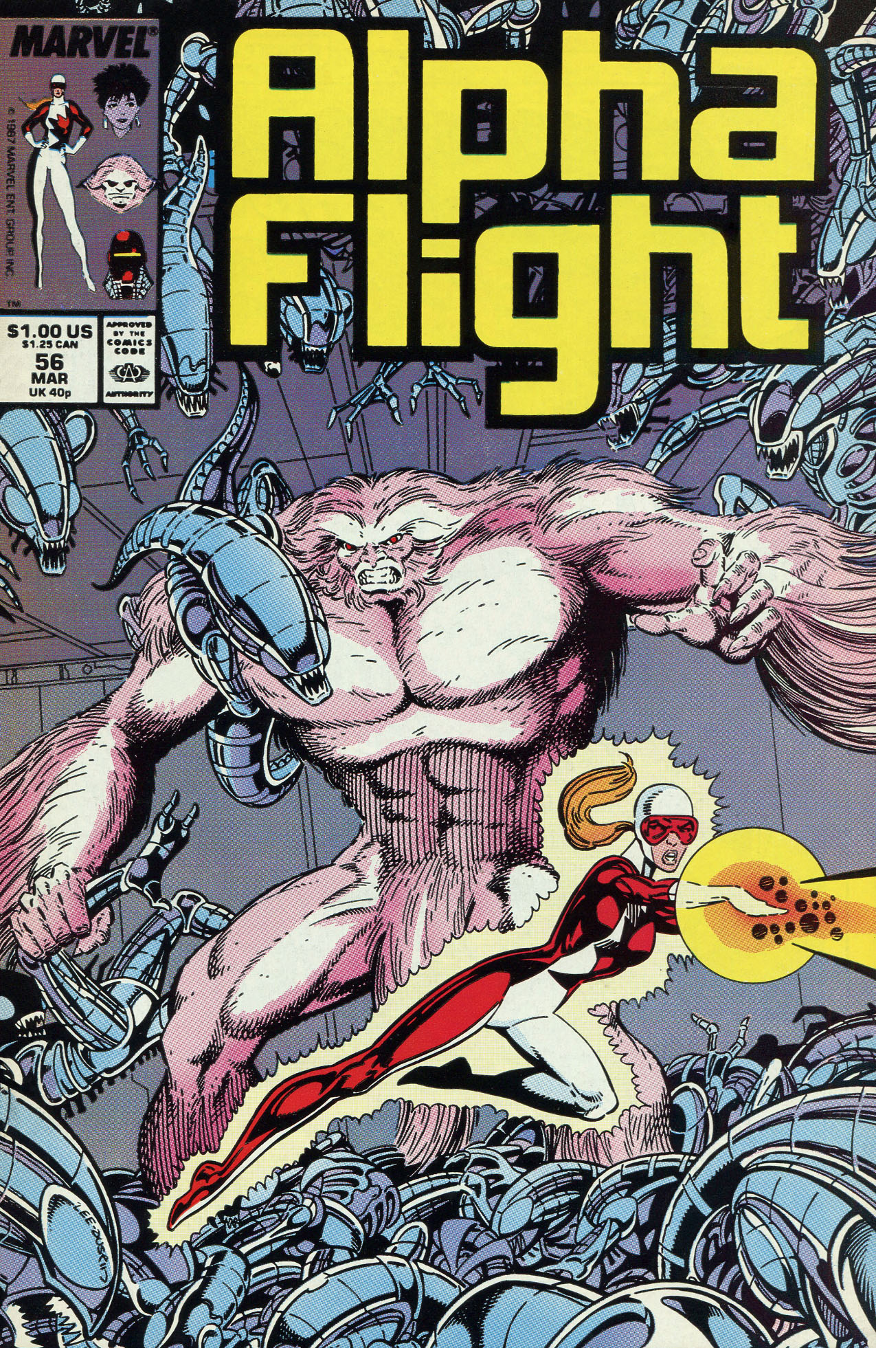 Read online Alpha Flight (1983) comic -  Issue #56 - 1