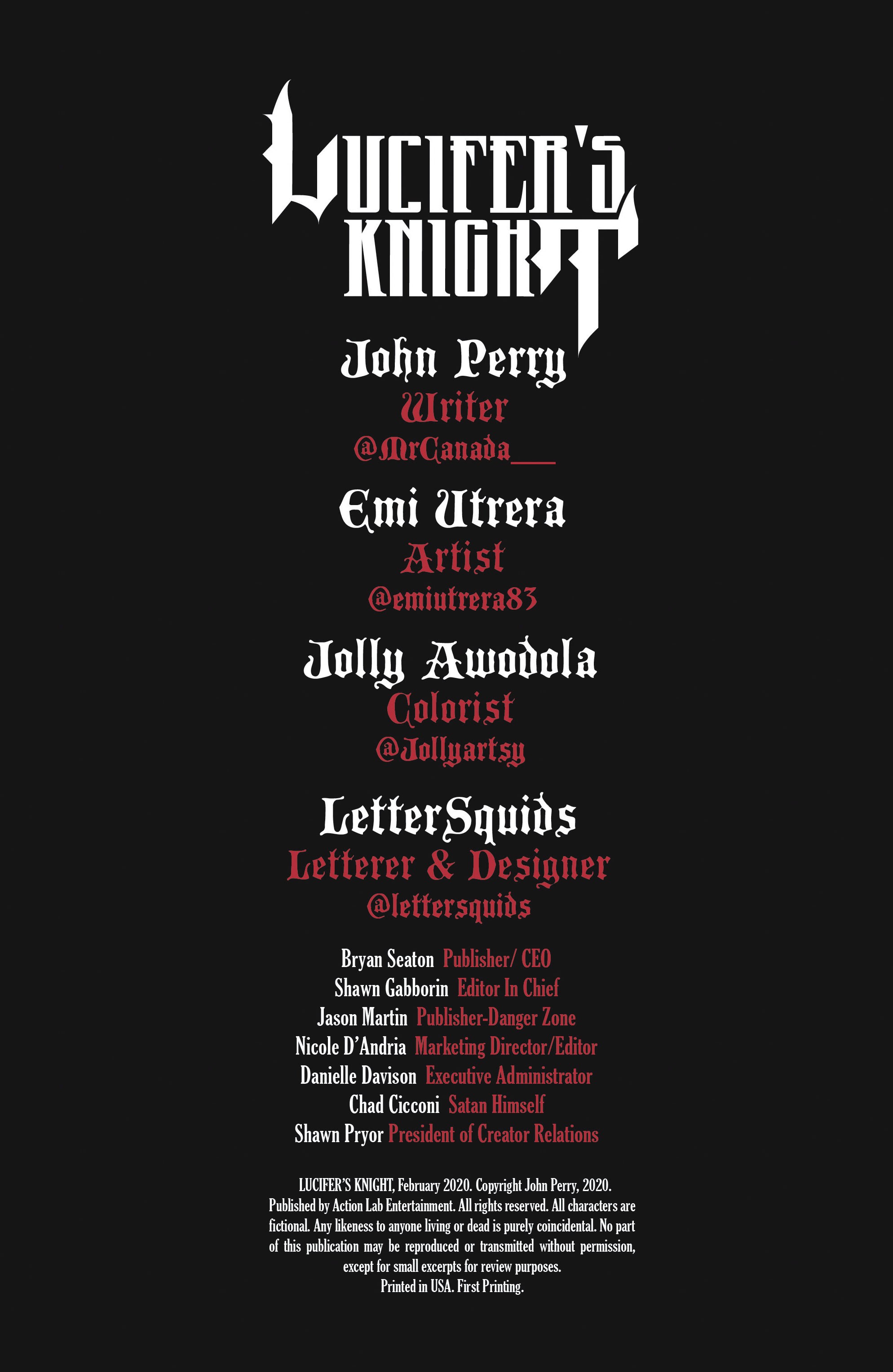 Read online Lucifer's Knight comic -  Issue #1 - 3