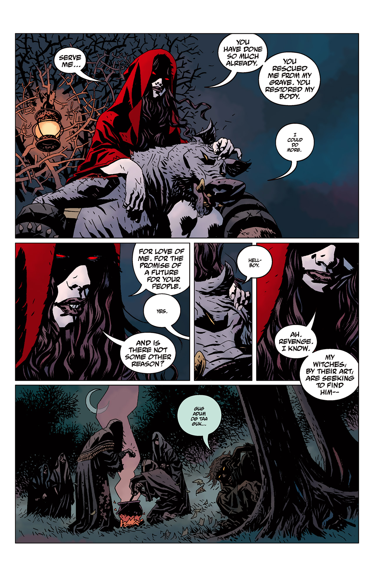 Read online Hellboy: The Wild Hunt comic -  Issue #5 - 4