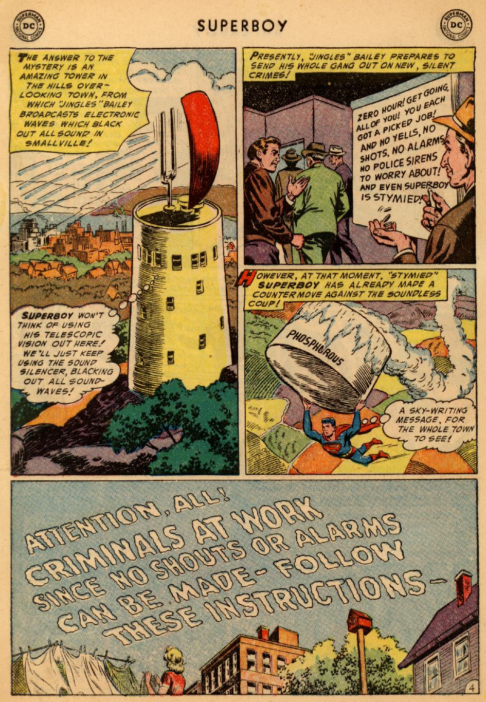 Read online Superboy (1949) comic -  Issue #32 - 5