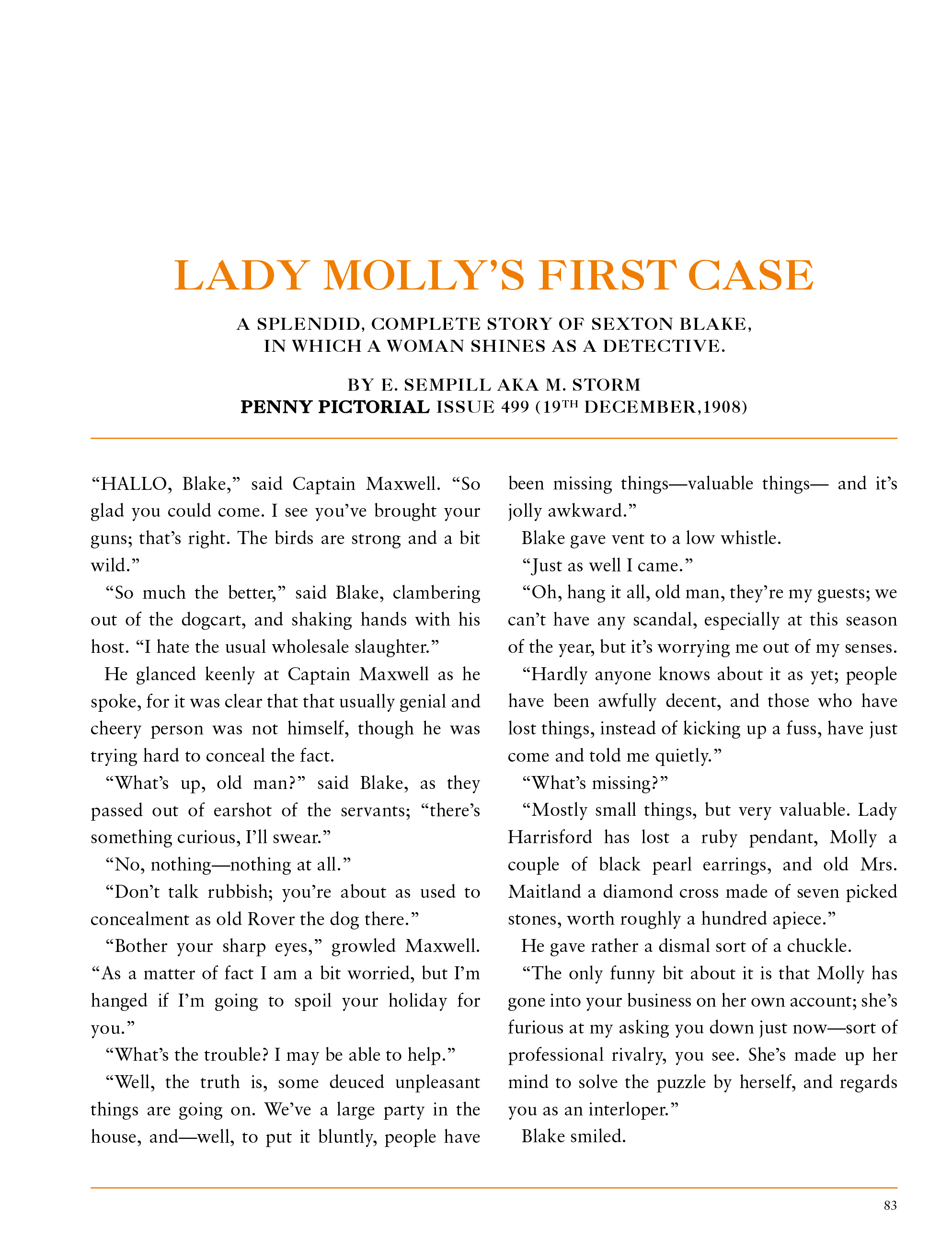 Read online The Return of Sexton Blake comic -  Issue # TPB - 85