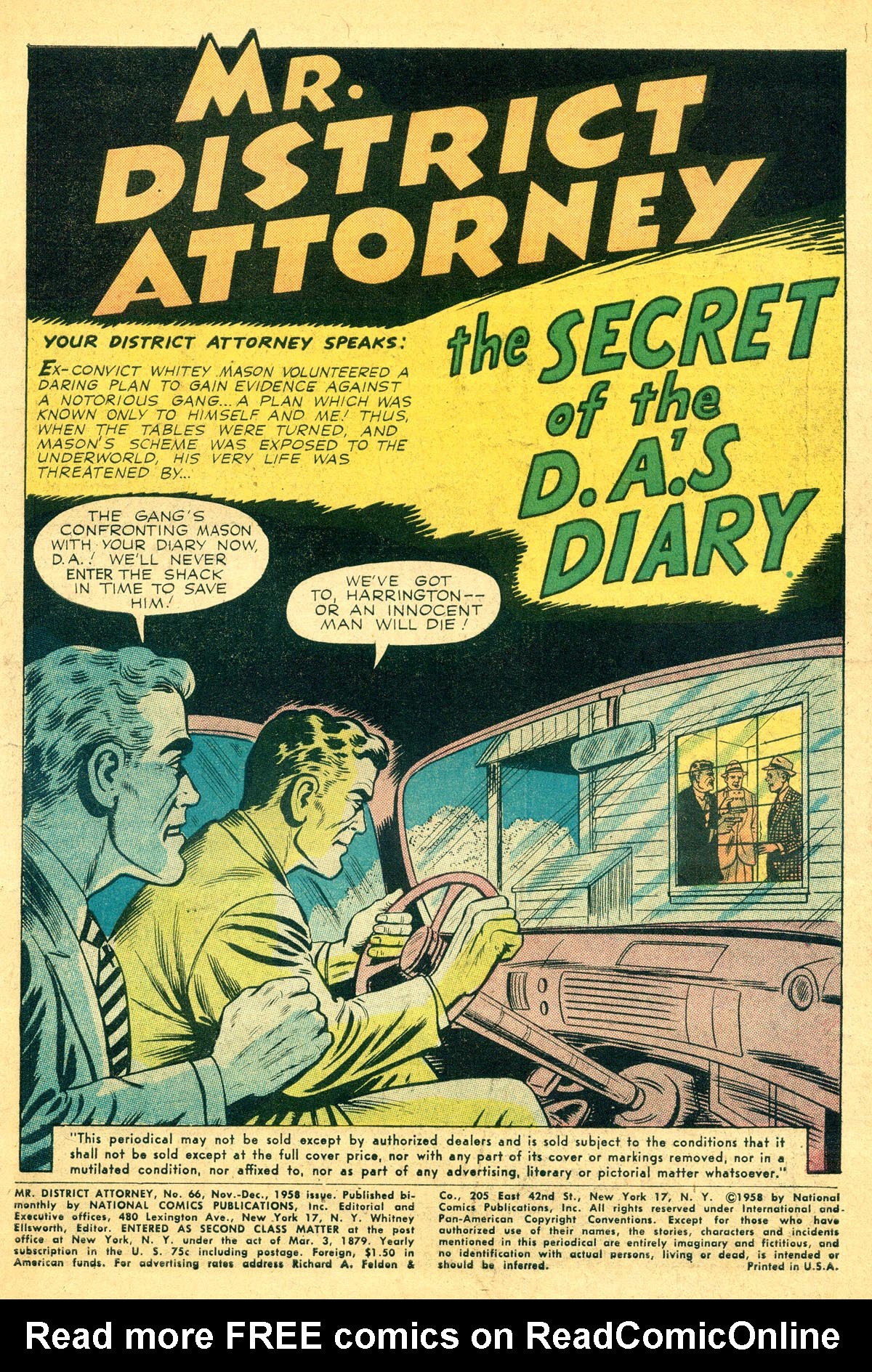 Read online Mr. District Attorney comic -  Issue #66 - 3
