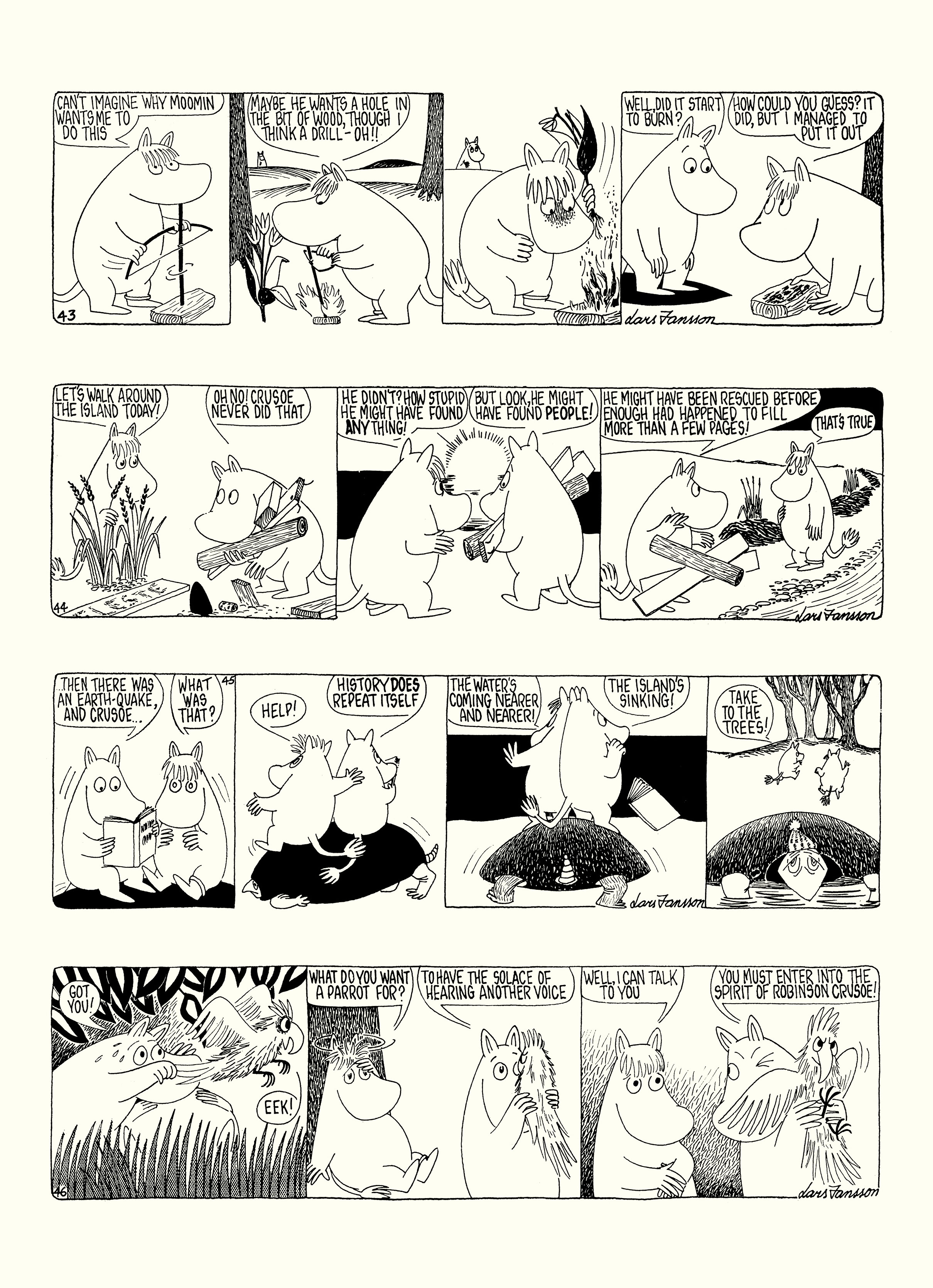 Read online Moomin: The Complete Lars Jansson Comic Strip comic -  Issue # TPB 8 - 16