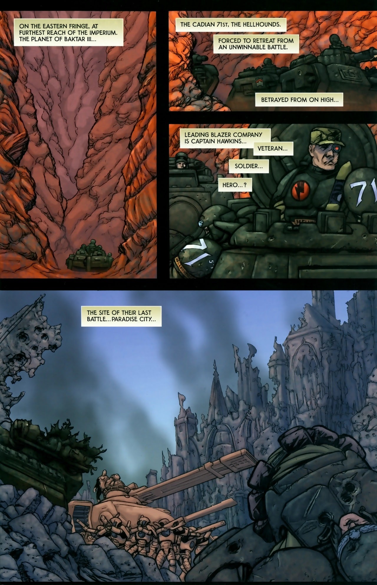 Read online Warhammer 40,000: Fire & Honour comic -  Issue #3 - 3