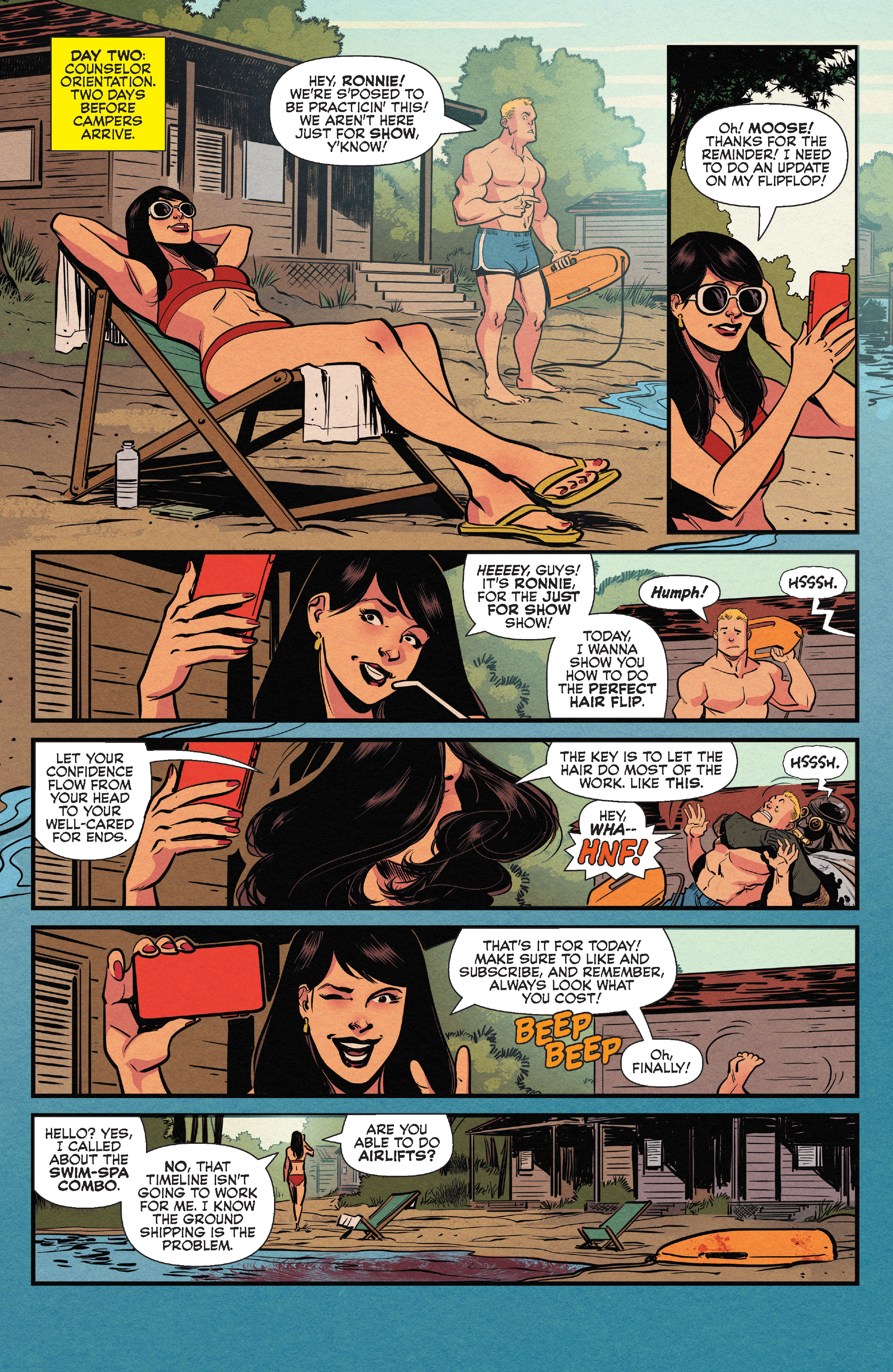 Read online Chilling Adventures Presents … Camp Pickens comic -  Issue # Full - 16